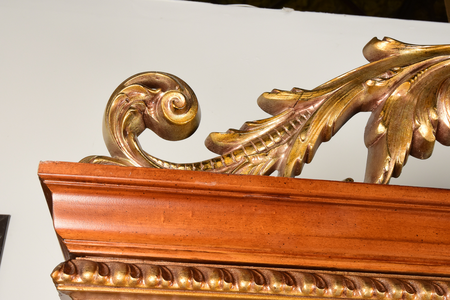 Ornate Mirrored Armoire