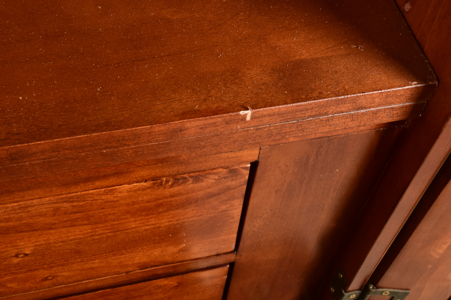 Ornate Mirrored Armoire