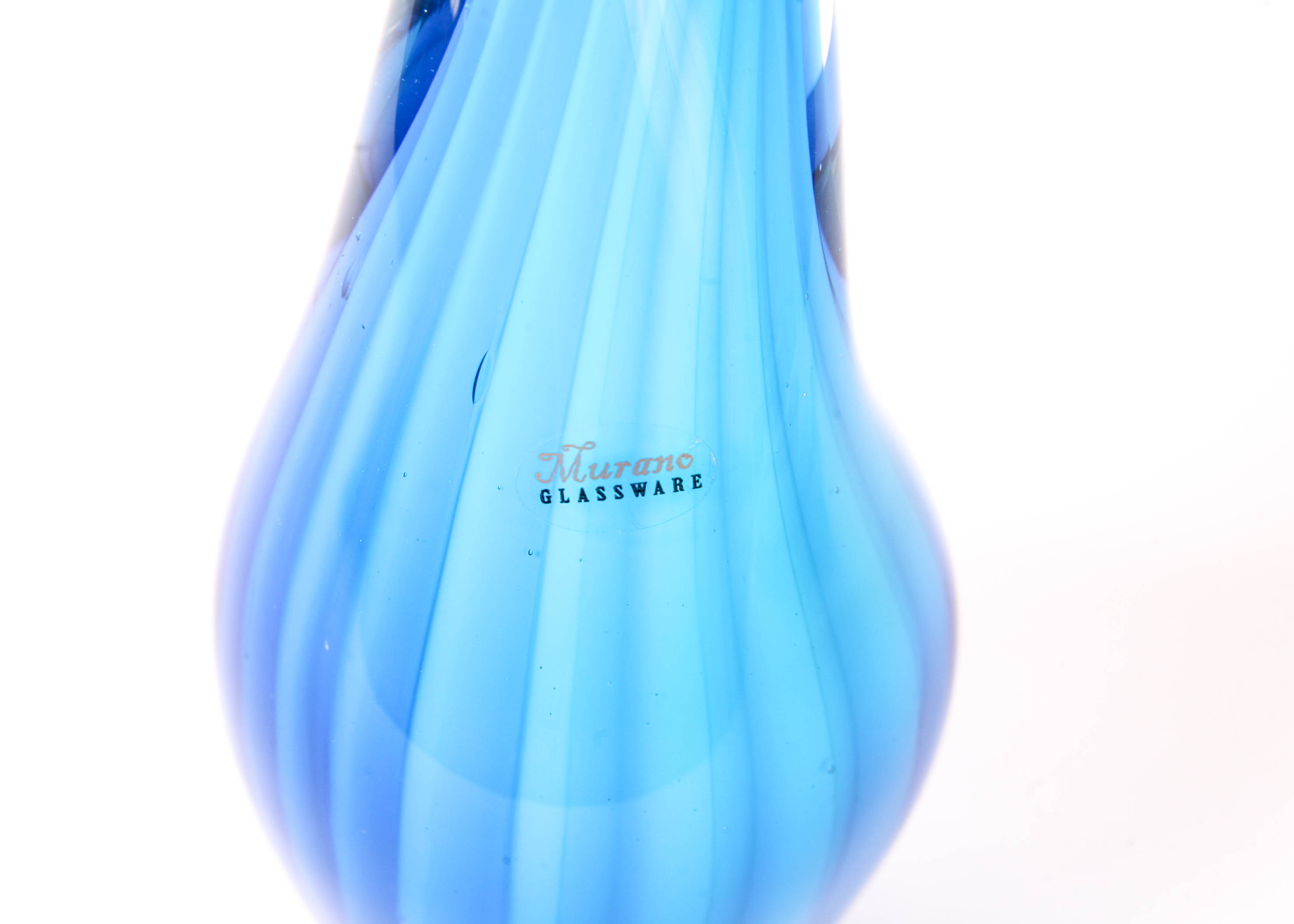 Vintage Blue Murano Glass Sculpture