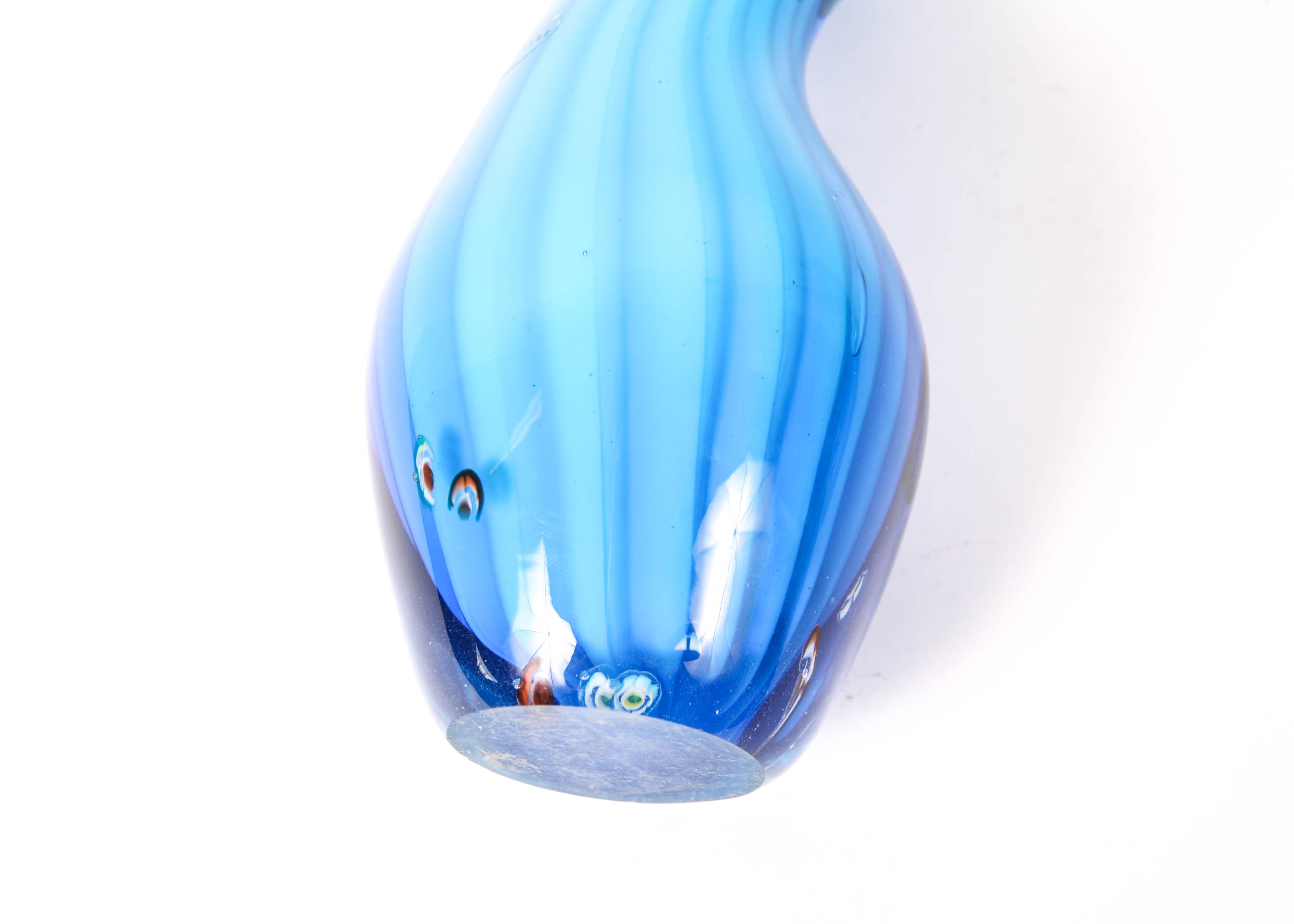 Vintage Blue Murano Glass Sculpture