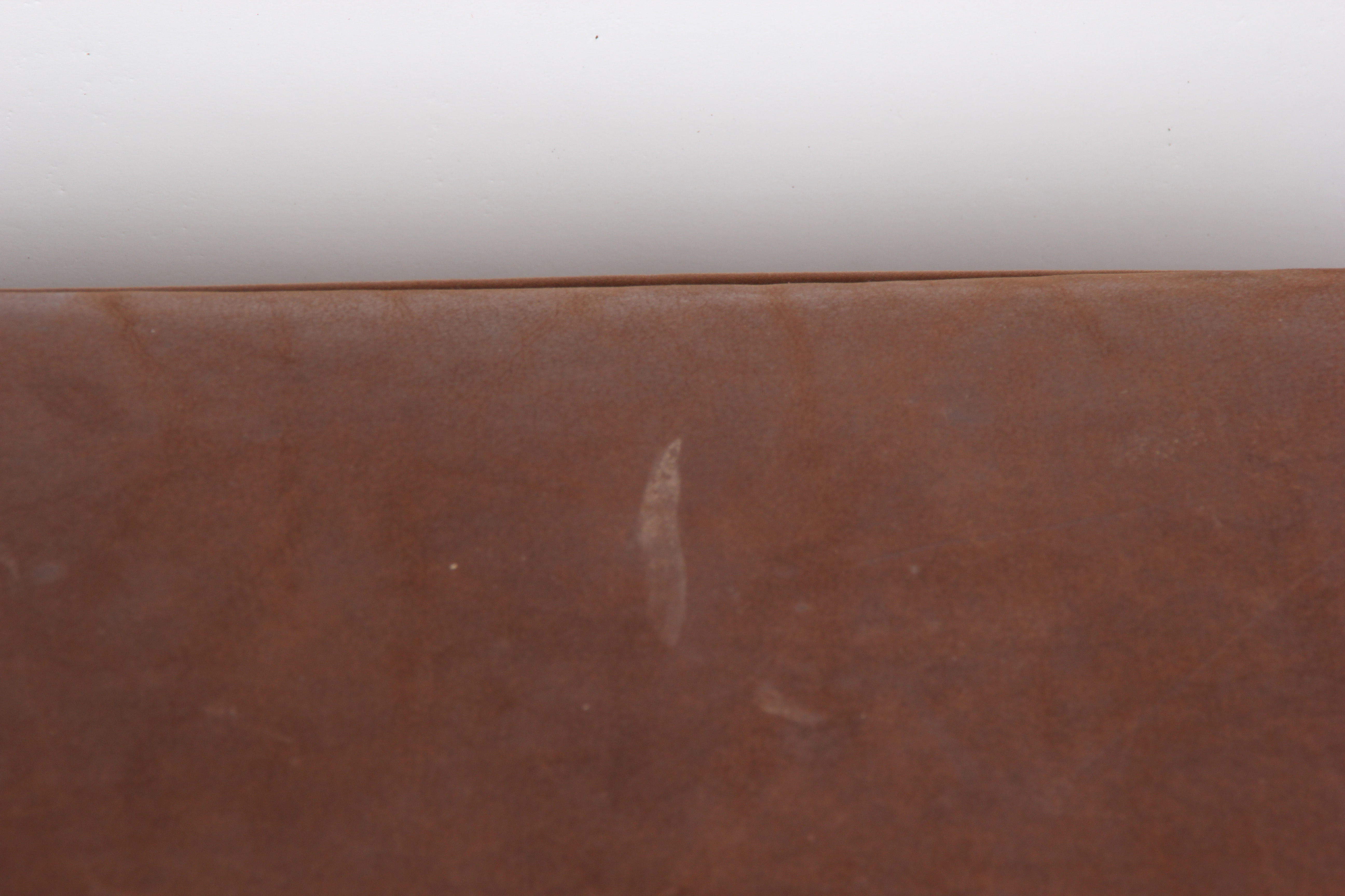 Thomasville Marrakesh Brown Leather Ottoman