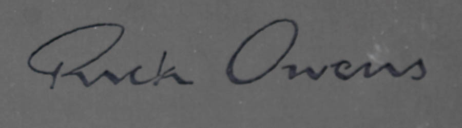 New "Scarpa Wedge" Brown Leather Wedge Boots by Rick Owens