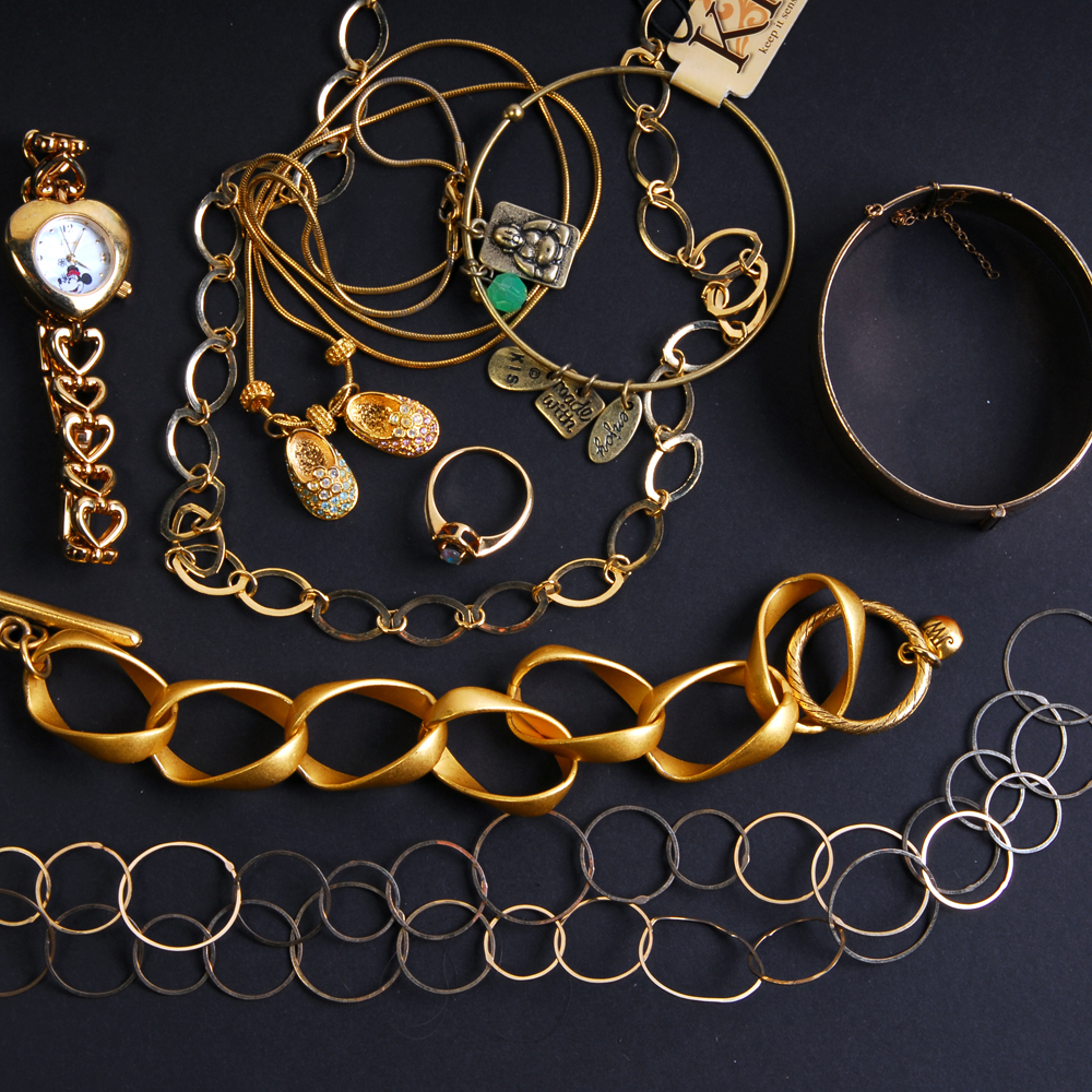 Gold Tone Costume Jewelry