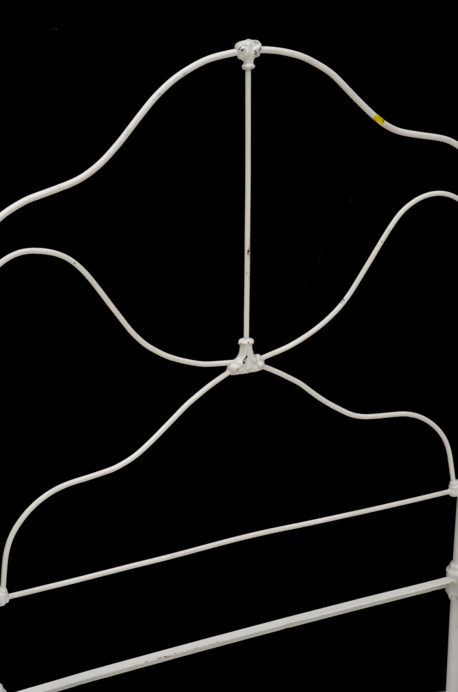 White Wrought Iron Twin Bed Frame