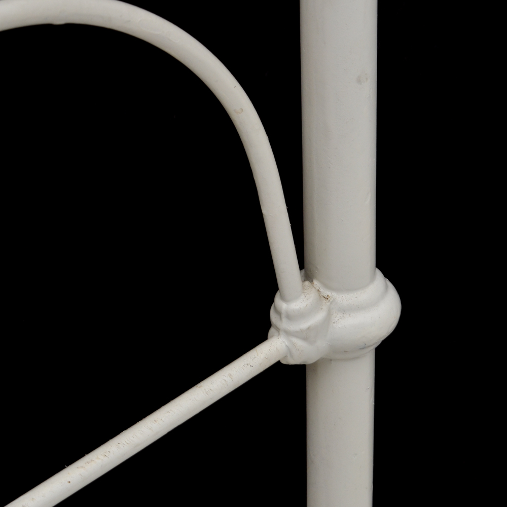 White Wrought Iron Twin Bed Frame