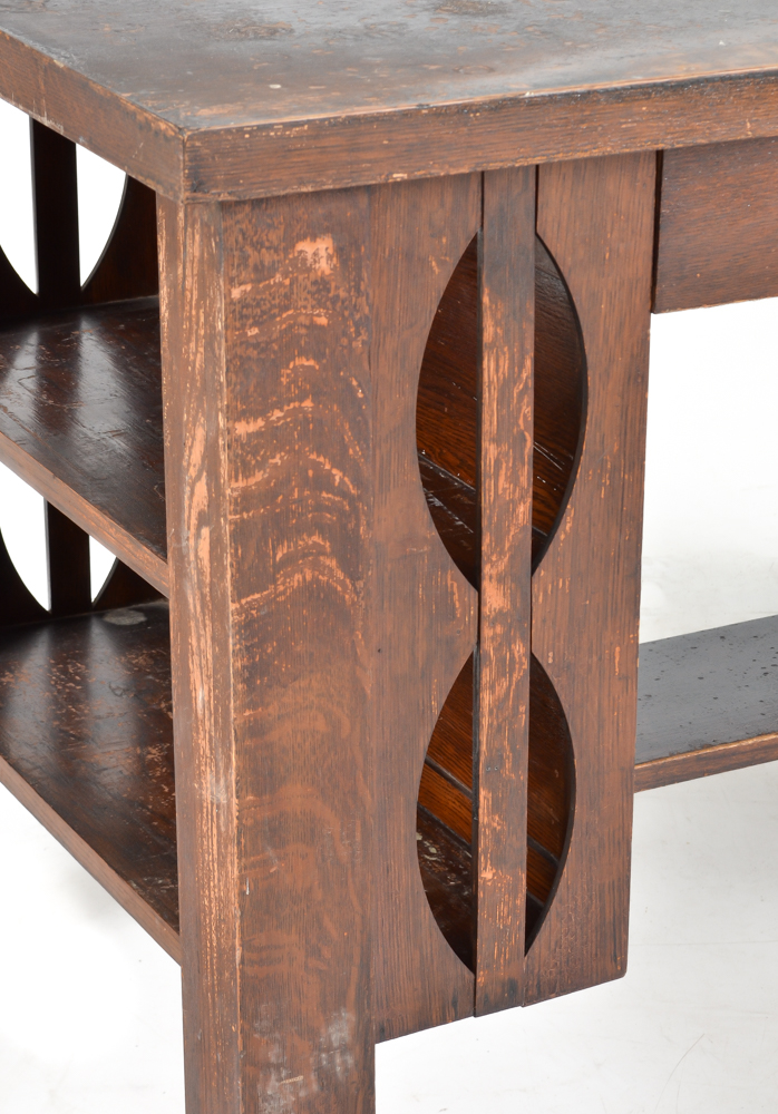 Arts and Crafts Mission Oak Desk