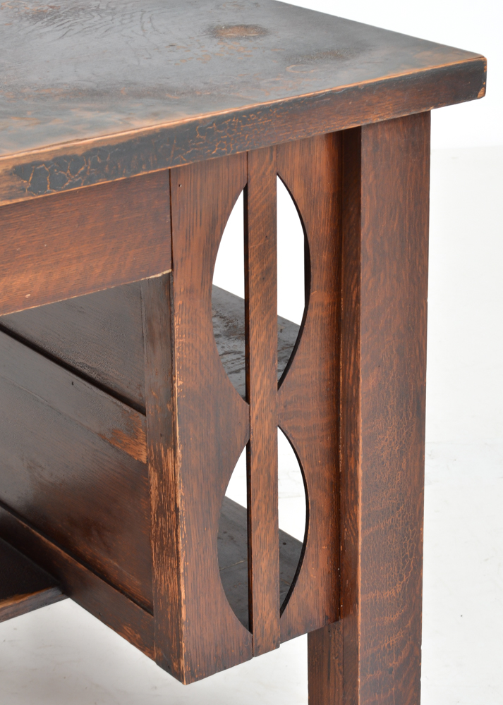 Arts and Crafts Mission Oak Desk