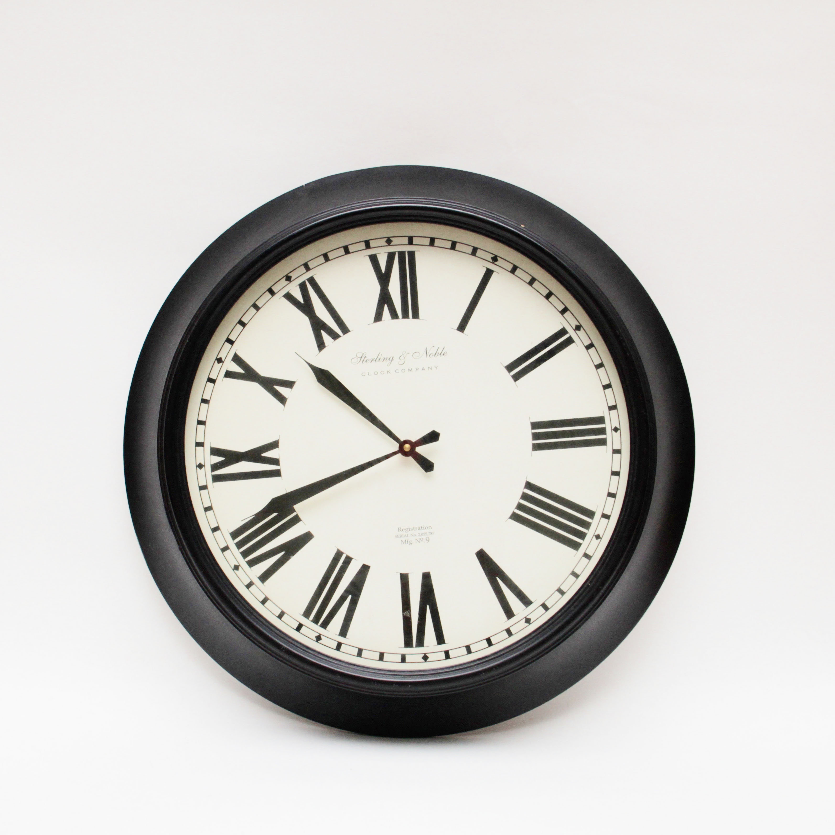 Sterling & Noble Round Wall Clock