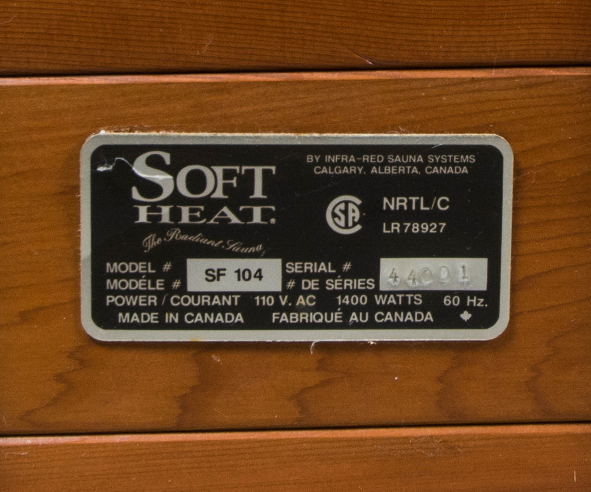 Soft Heat Radiant Sauna