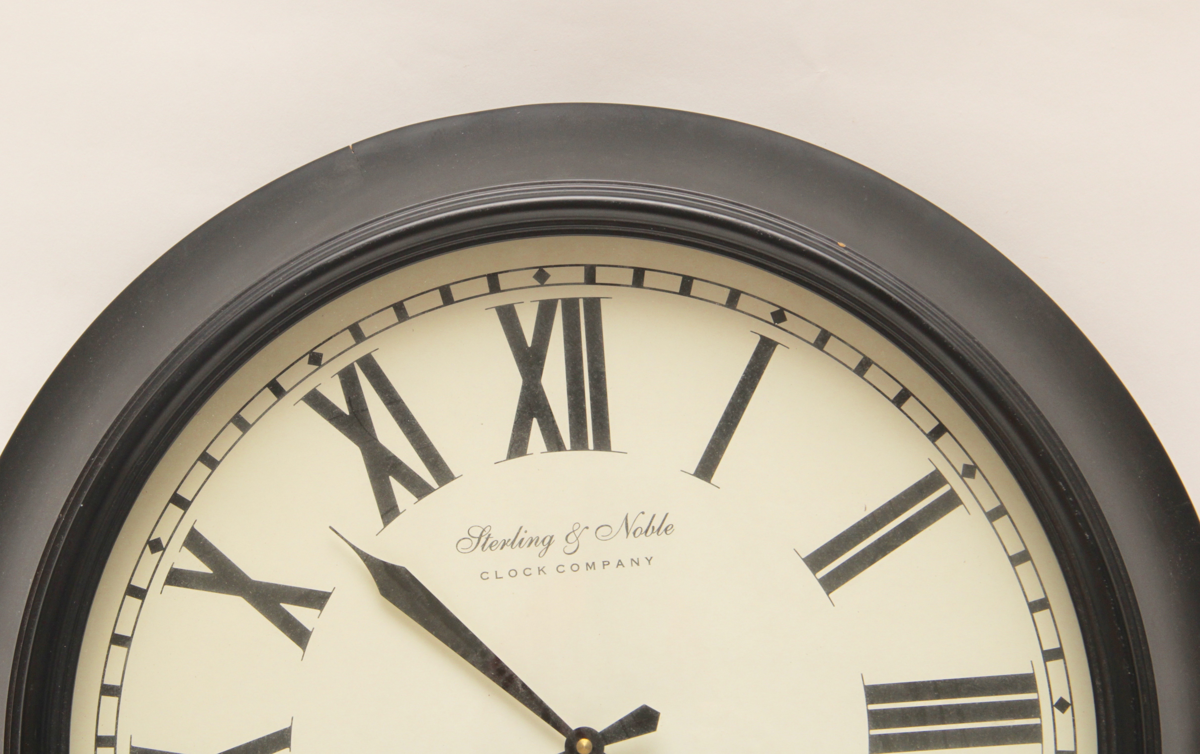 Sterling & Noble Round Wall Clock