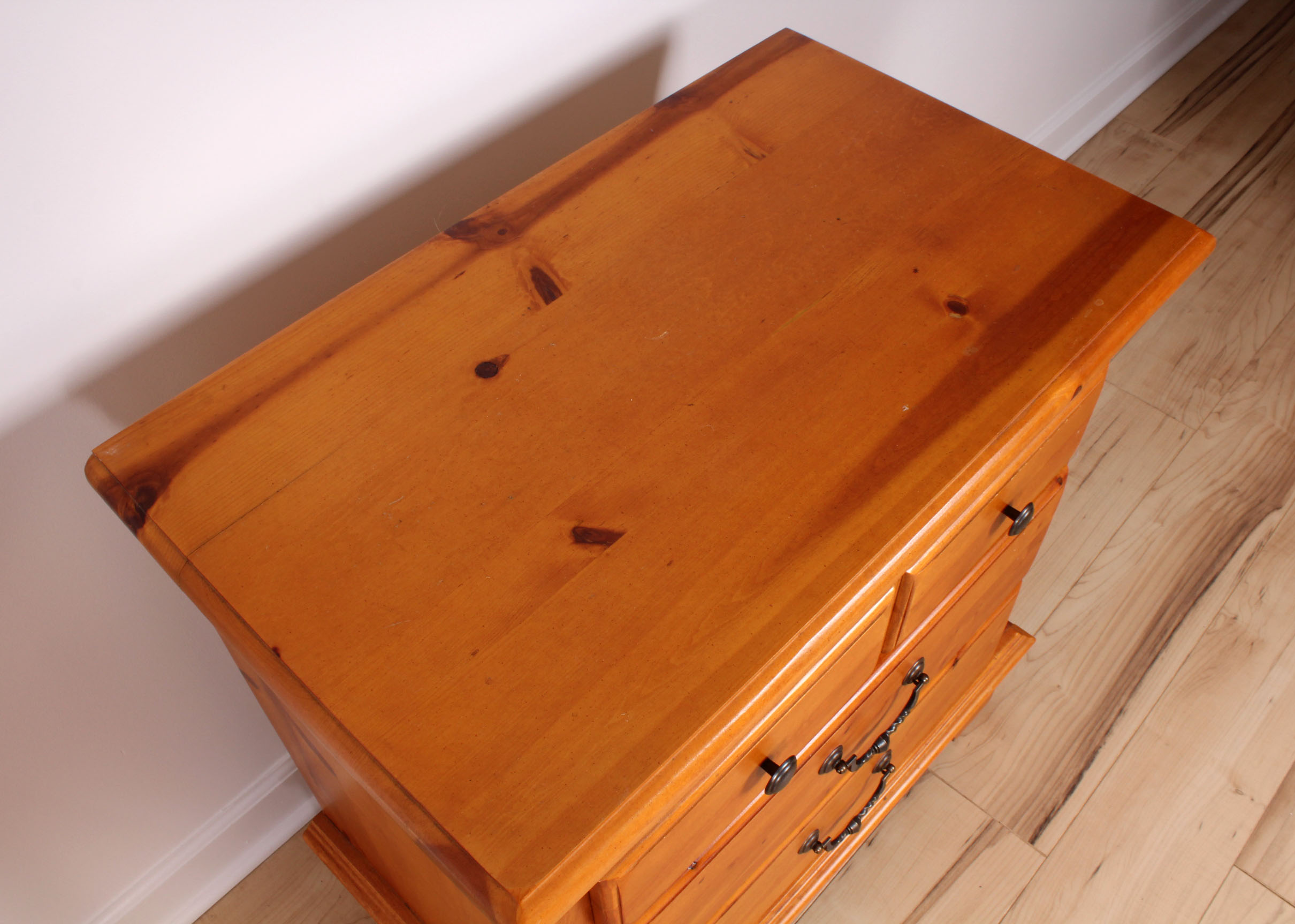 Contemporary Pine Side Chest of Drawers