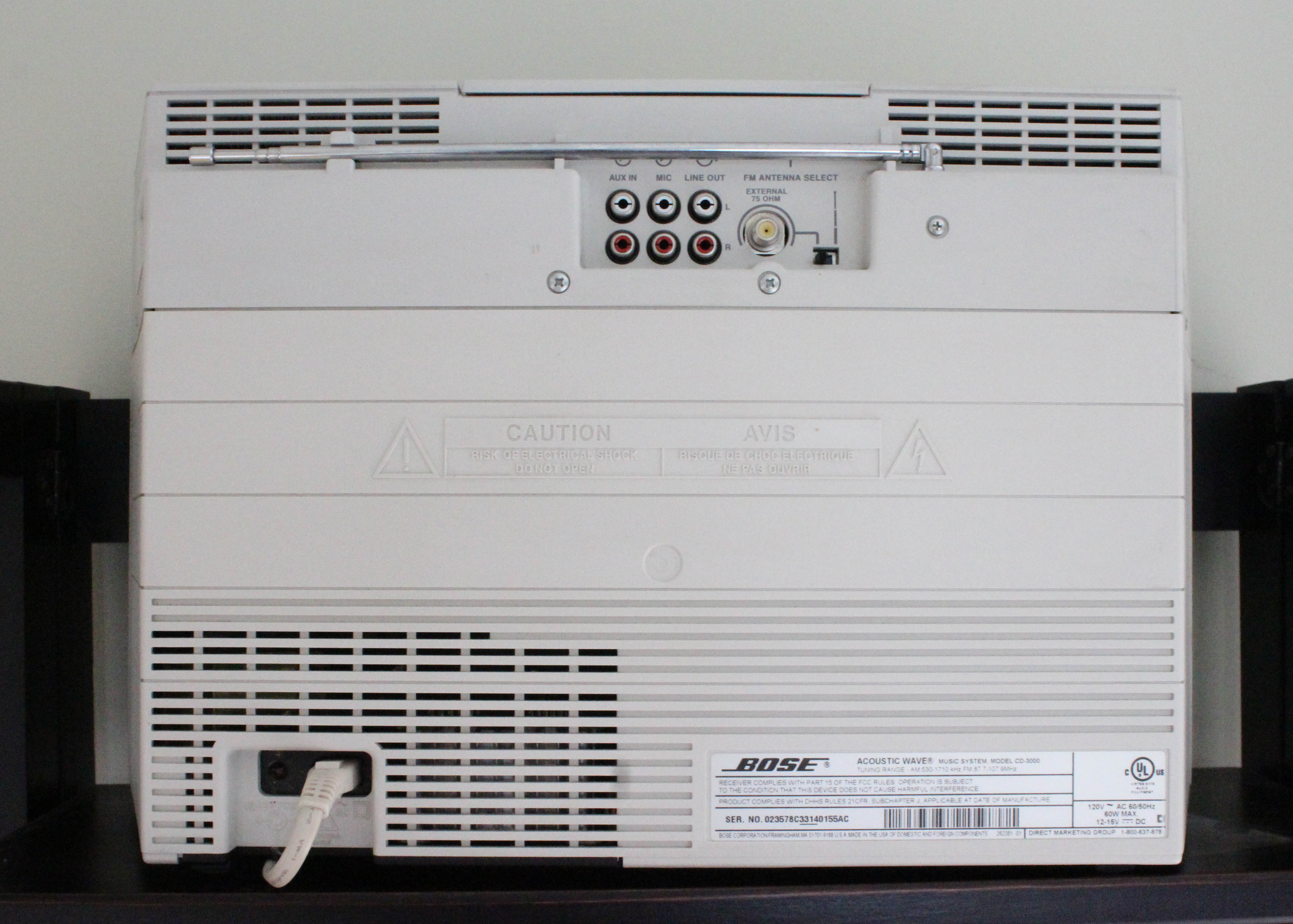 Bose Acoustic Wave Music System CD 3000