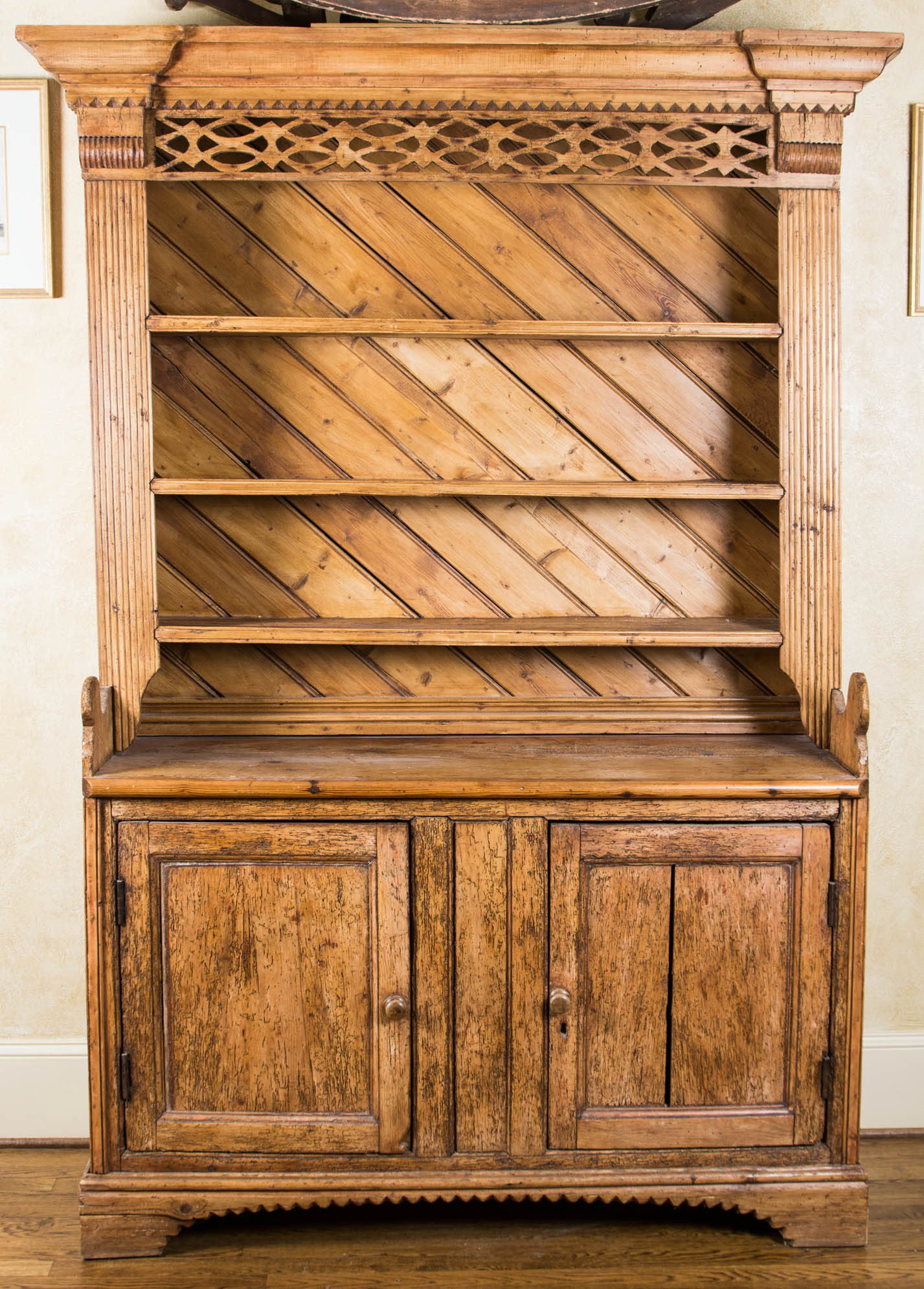 Large Oak Welsh Style Cupboard