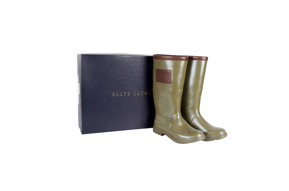 Ralph Lauren "Antony" Rubber Boots