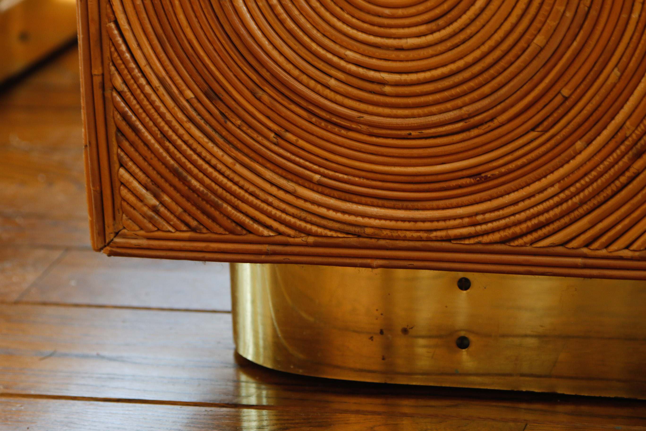 Rattan Sectional Seating with Ottoman