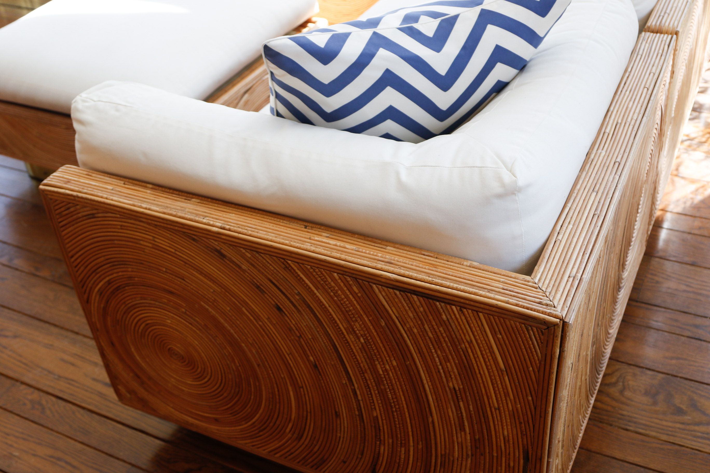 Rattan Sectional Seating with Ottoman