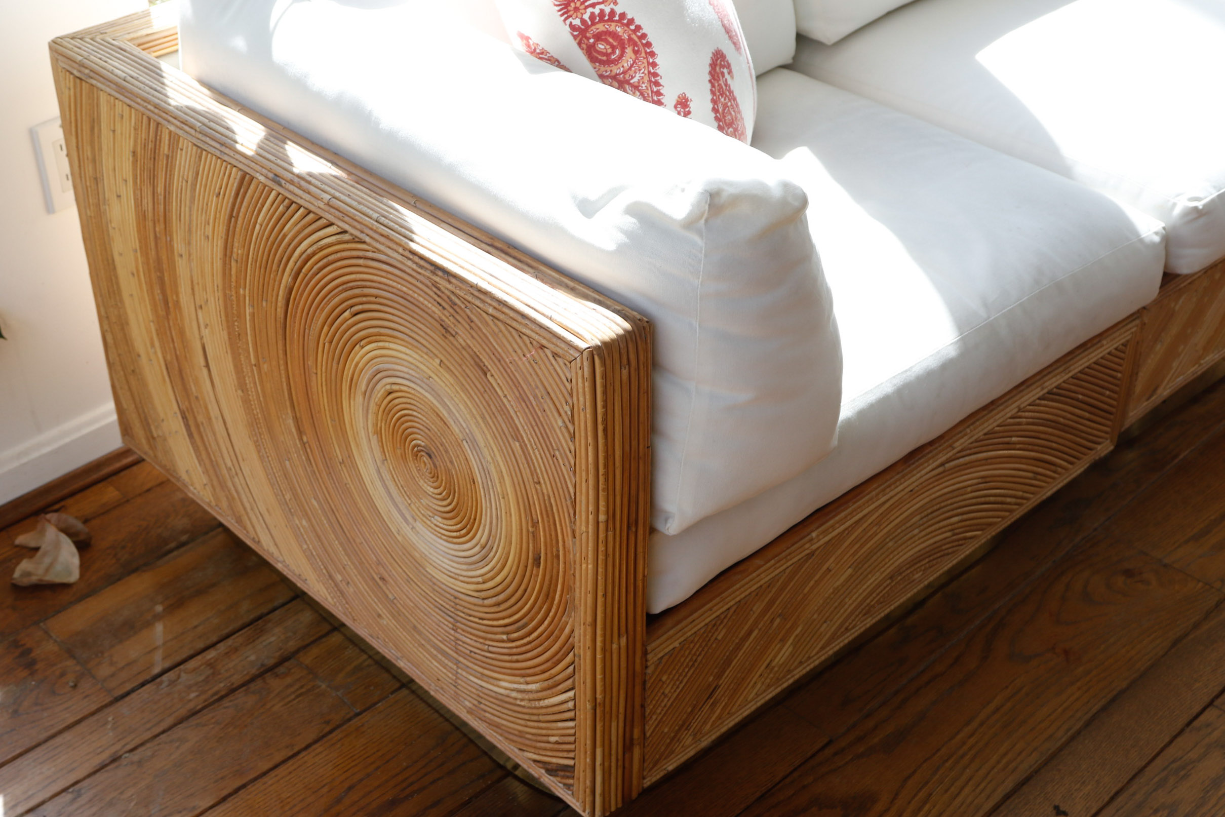 Rattan Sectional Seating with Ottoman