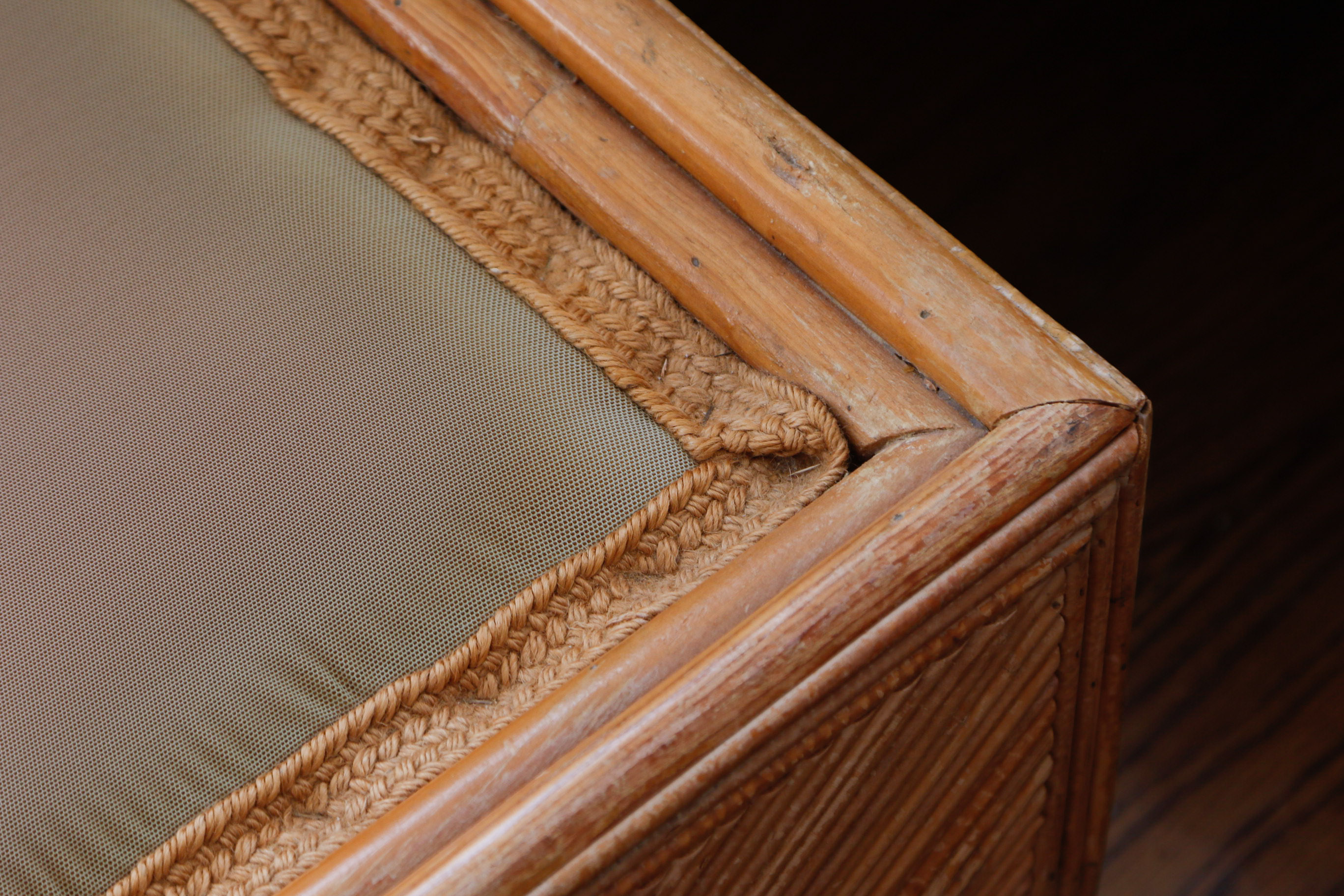 Rattan Sectional Seating with Ottoman