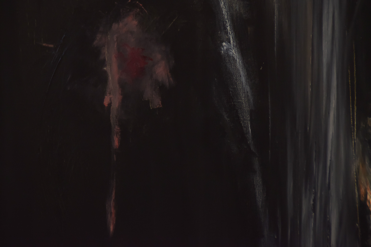 Michael Hafftka "Man on Wheel" Oil Painting