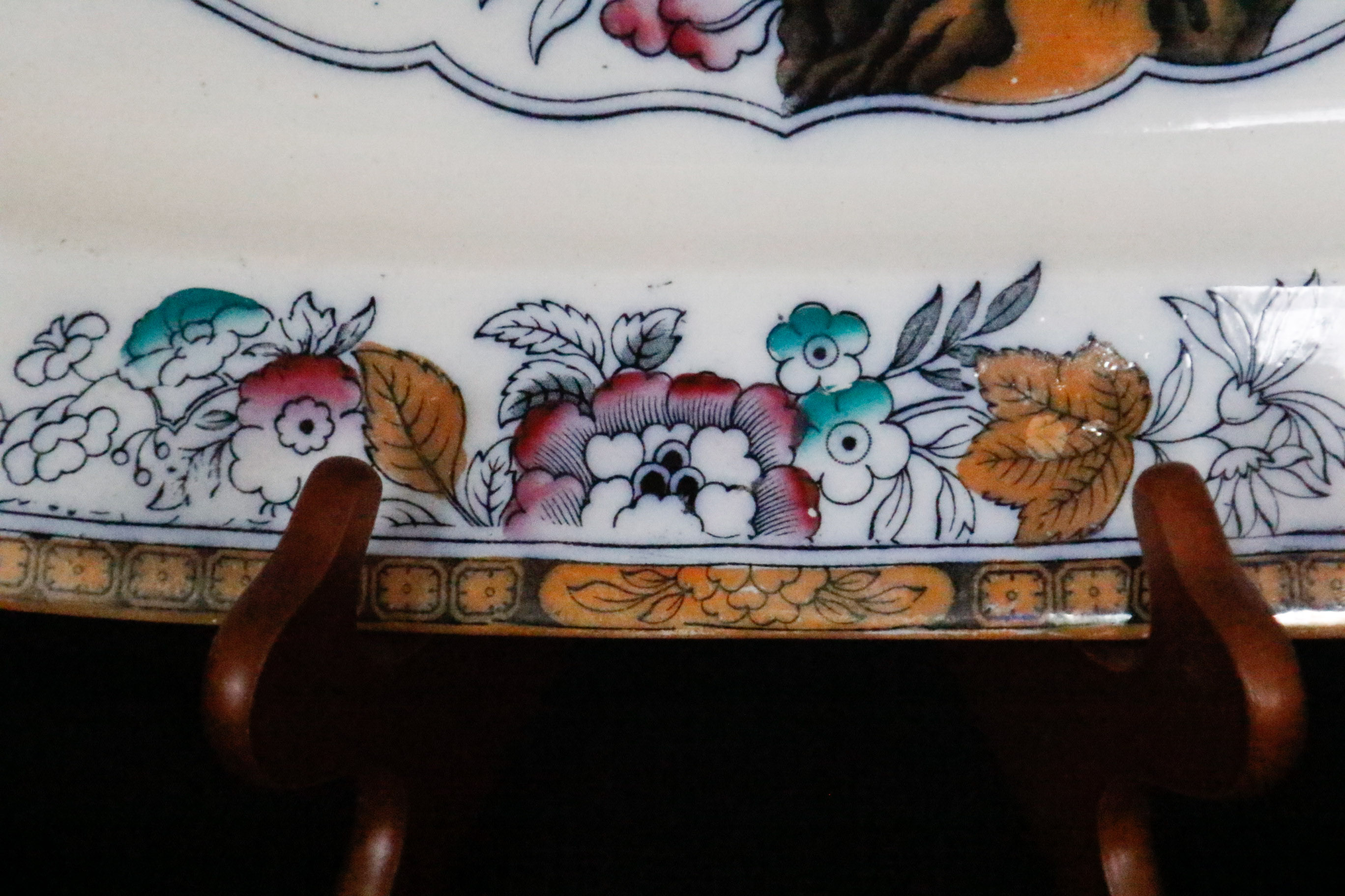 Ca. 1880s Ashworth Bros. China Platter in the "Chinese" Pattern