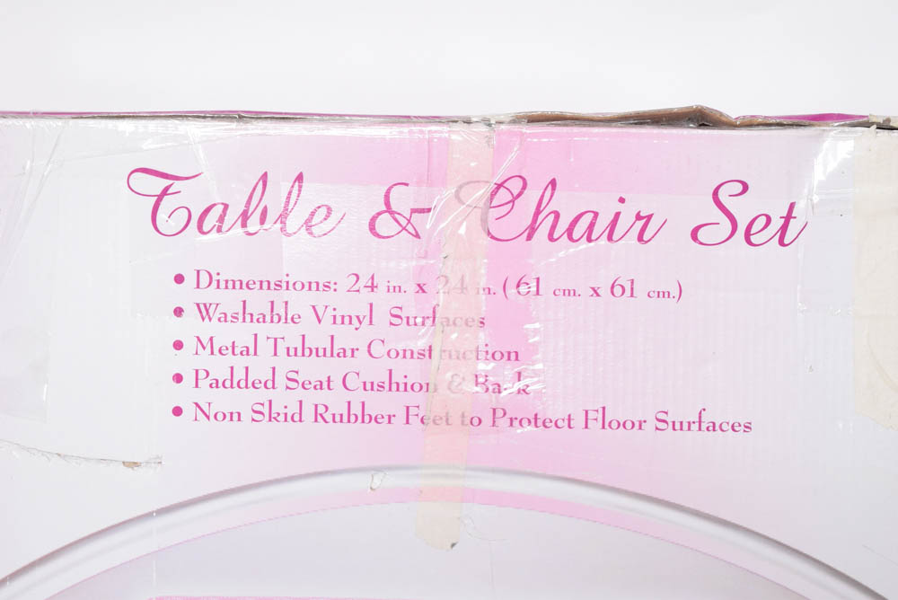 Child's Table and Chair Set Featuring Disney Princesses and More