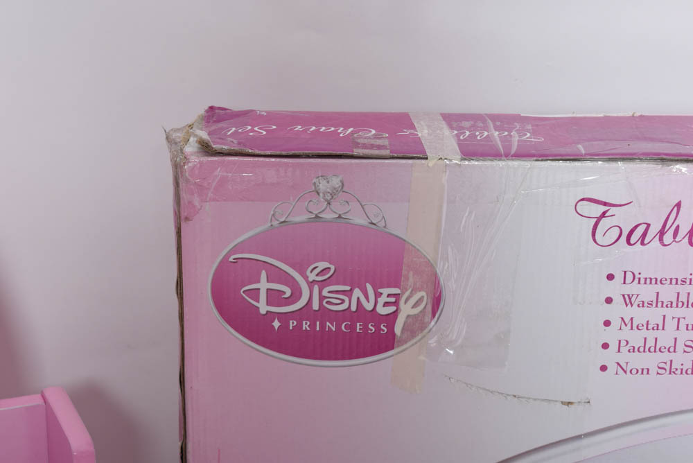 Child's Table and Chair Set Featuring Disney Princesses and More