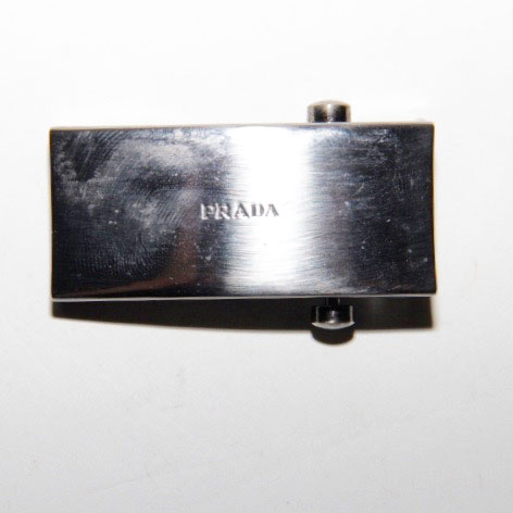 Prada Logo Belt Buckle