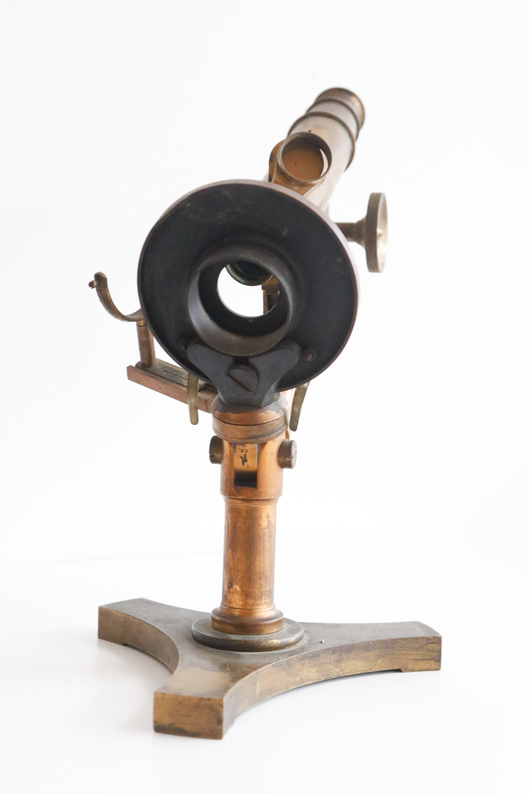 Antique A.S. Aloe & Co. Brass Diagnostician Microscope