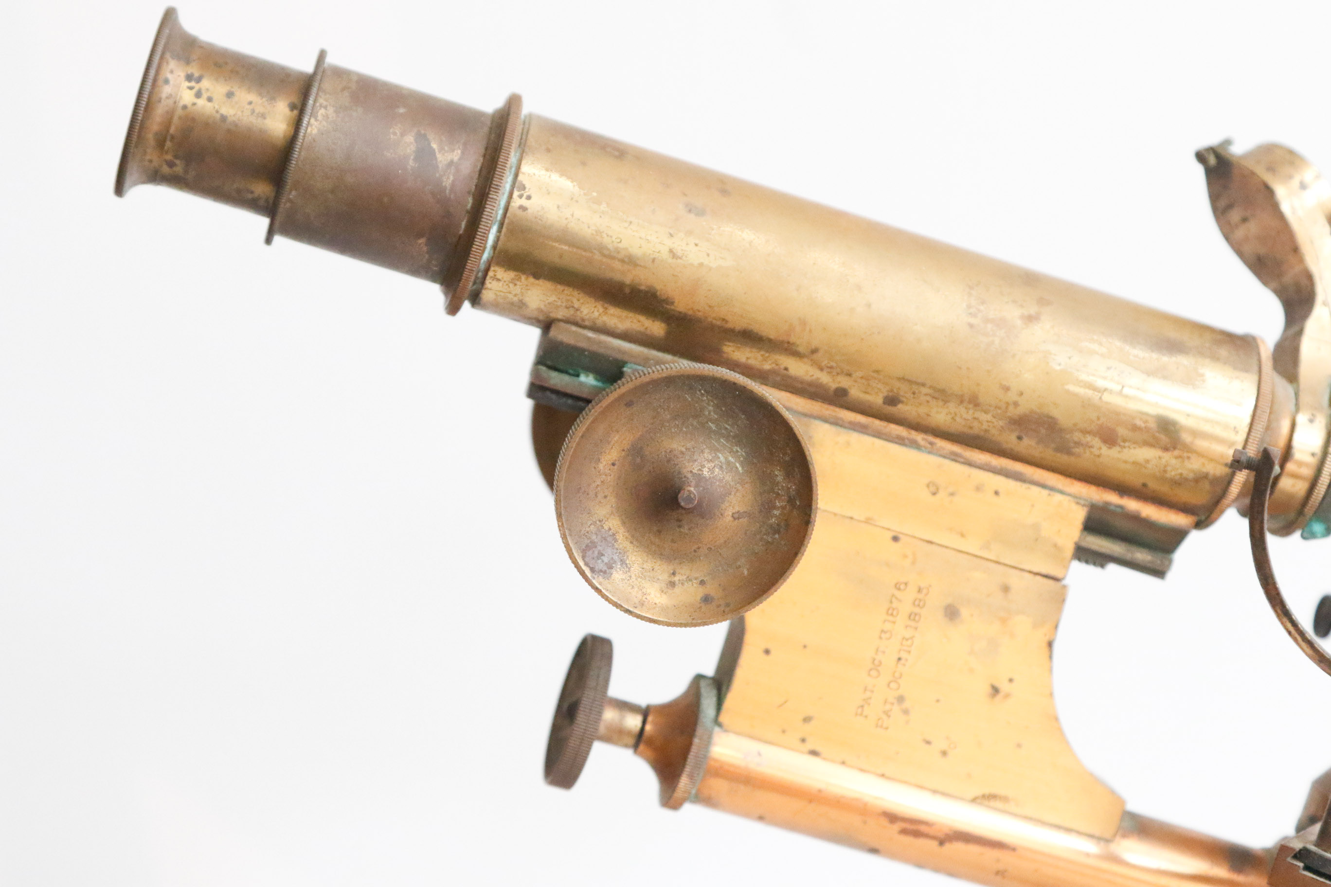 Antique A.S. Aloe & Co. Brass Diagnostician Microscope