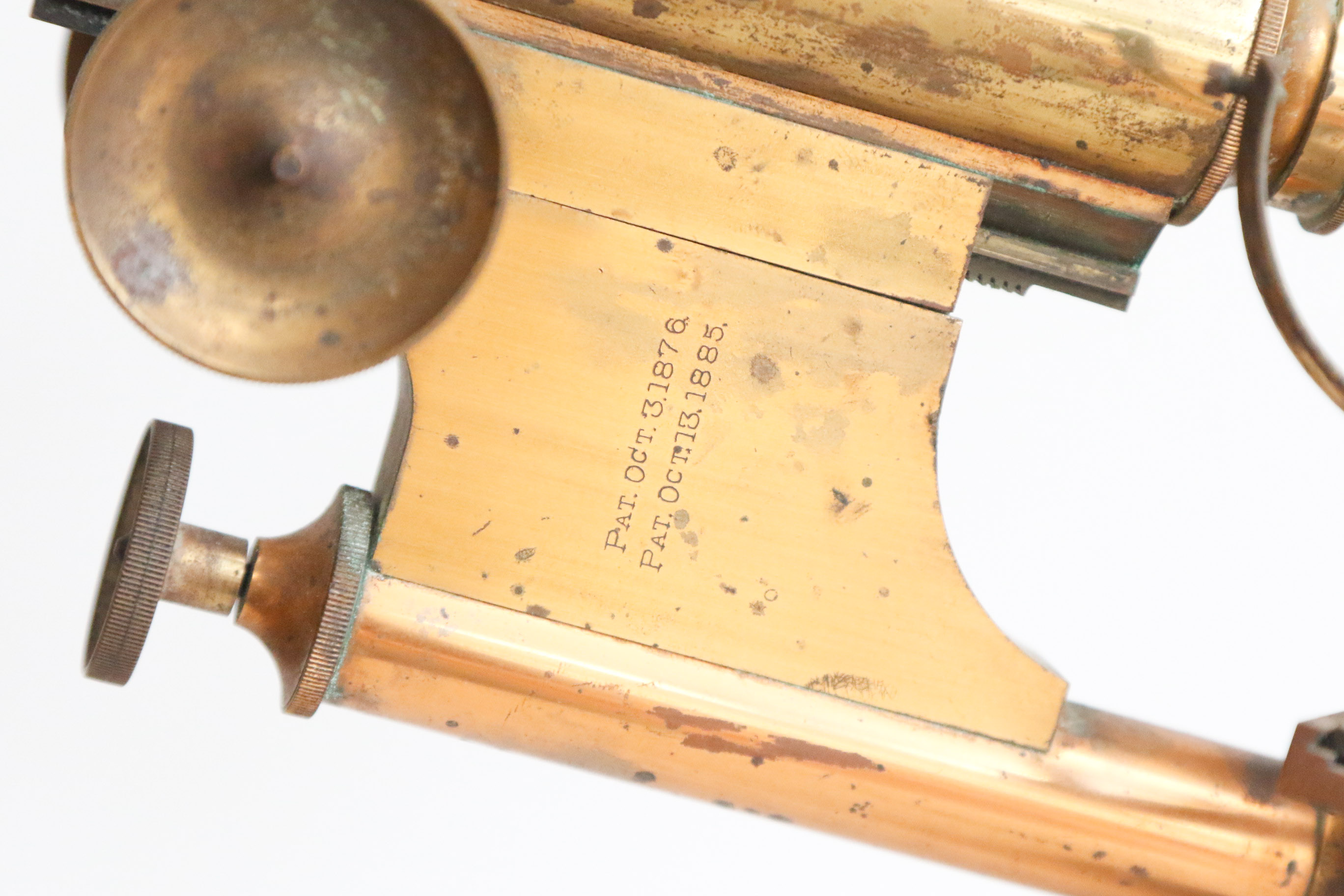 Antique A.S. Aloe & Co. Brass Diagnostician Microscope