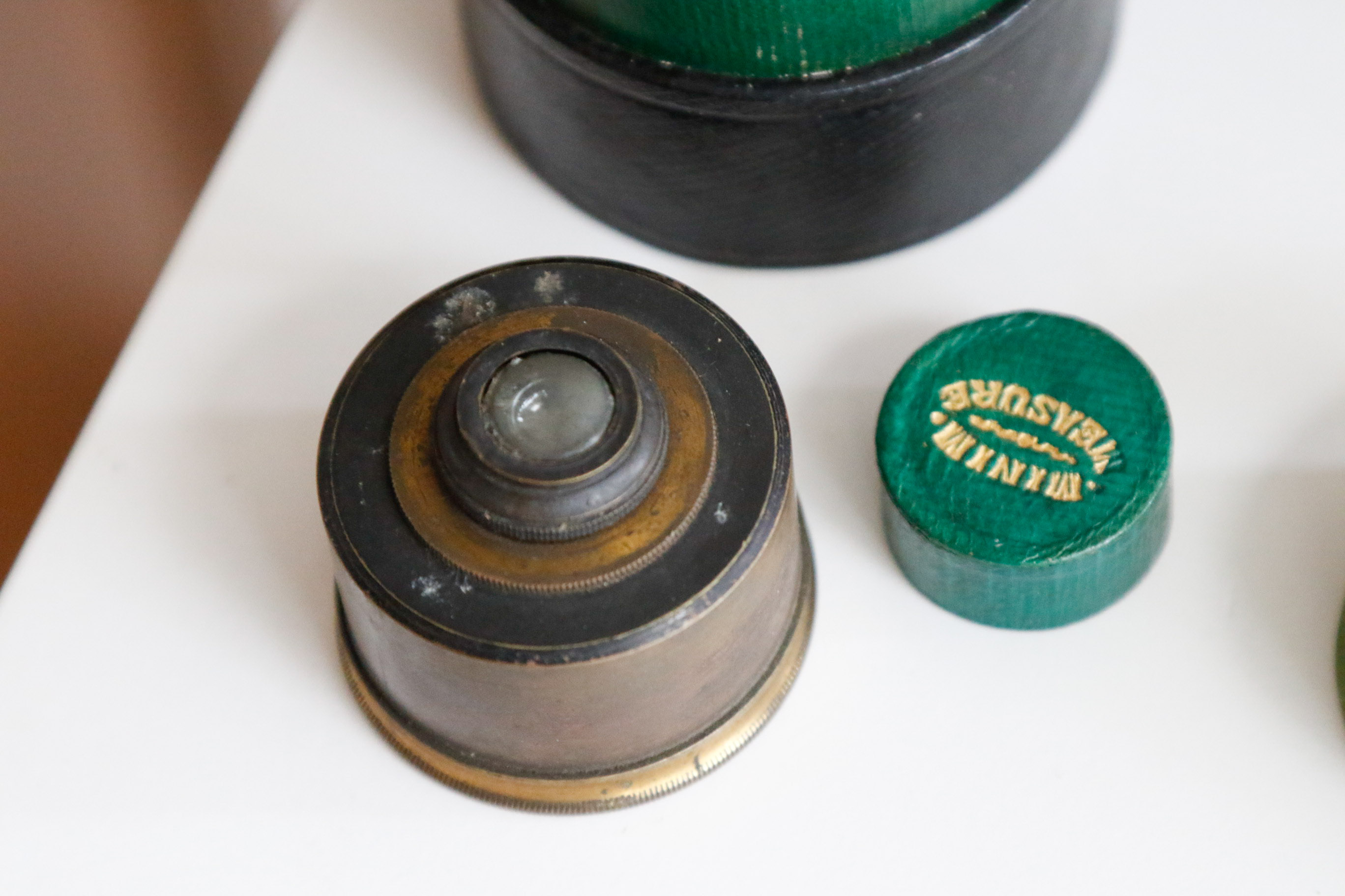 Antique A.S. Aloe & Co. Brass Diagnostician Microscope