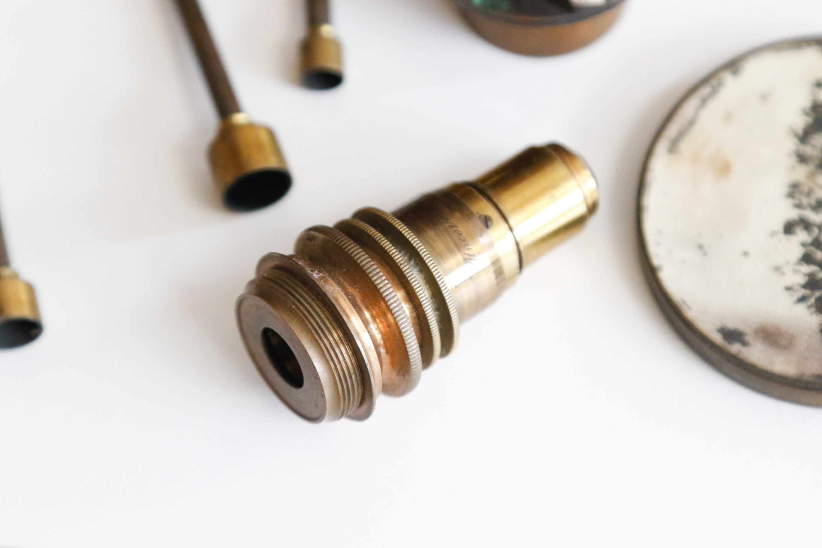 Antique A.S. Aloe & Co. Brass Diagnostician Microscope