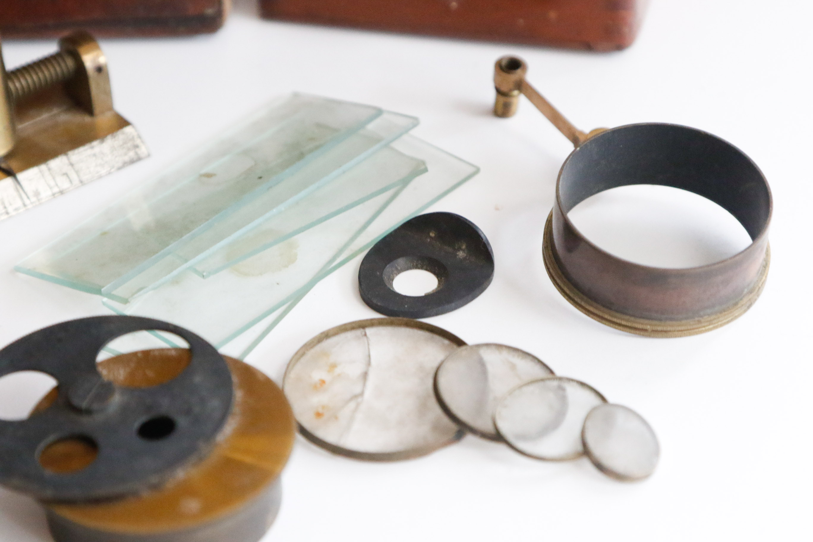 Antique A.S. Aloe & Co. Brass Diagnostician Microscope