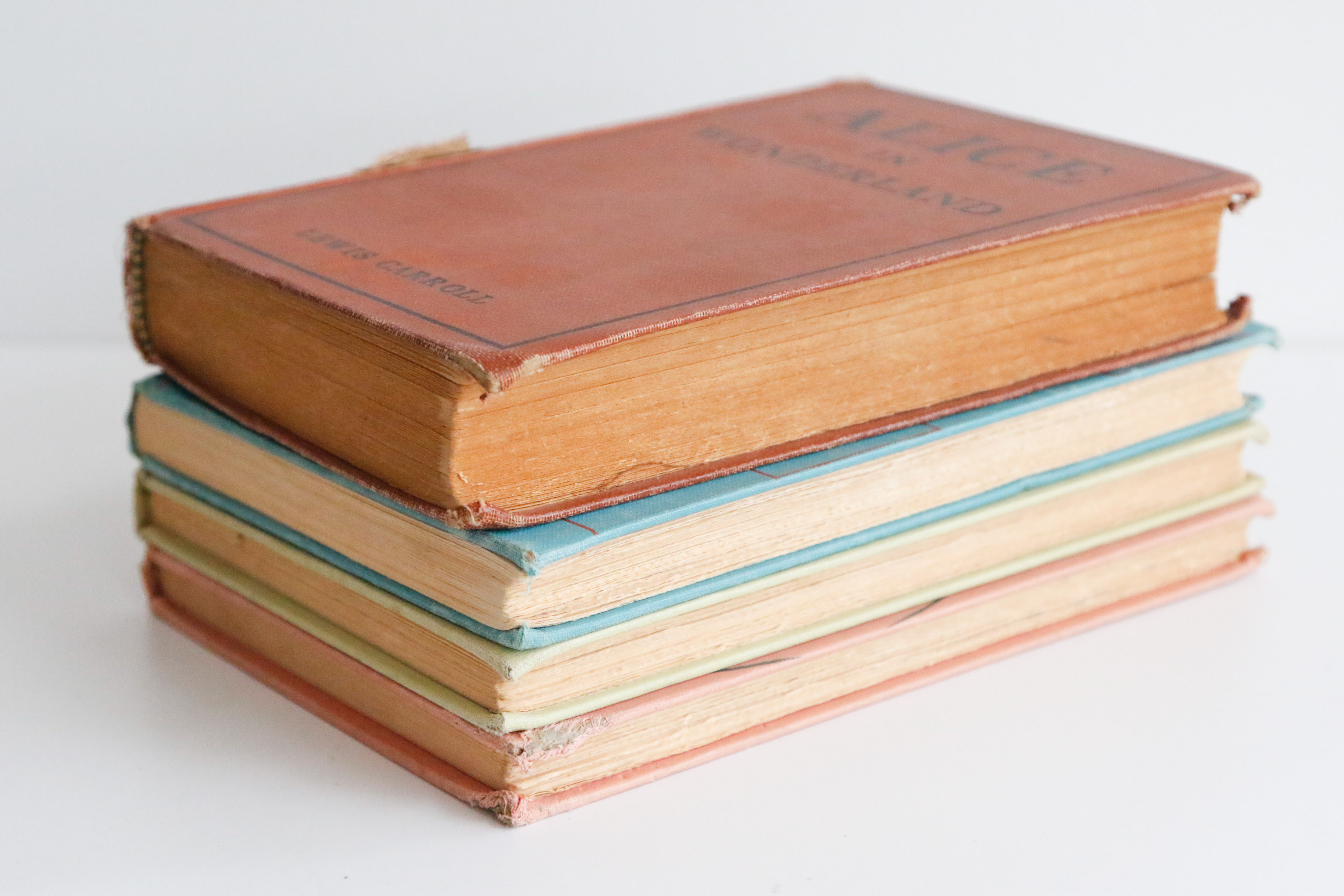 Vintage Alice In Wonderland & Winnie The Pooh Children's Hardback Storybooks