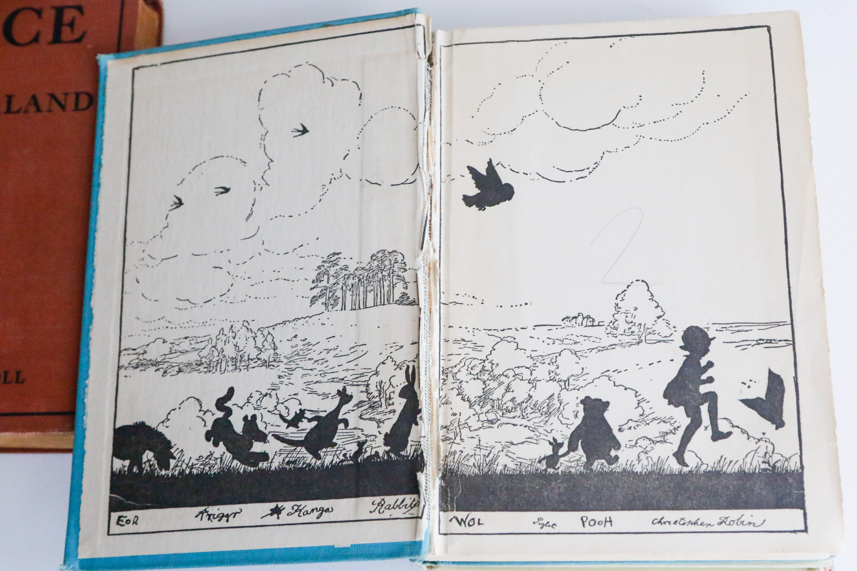 Vintage Alice In Wonderland & Winnie The Pooh Children's Hardback Storybooks