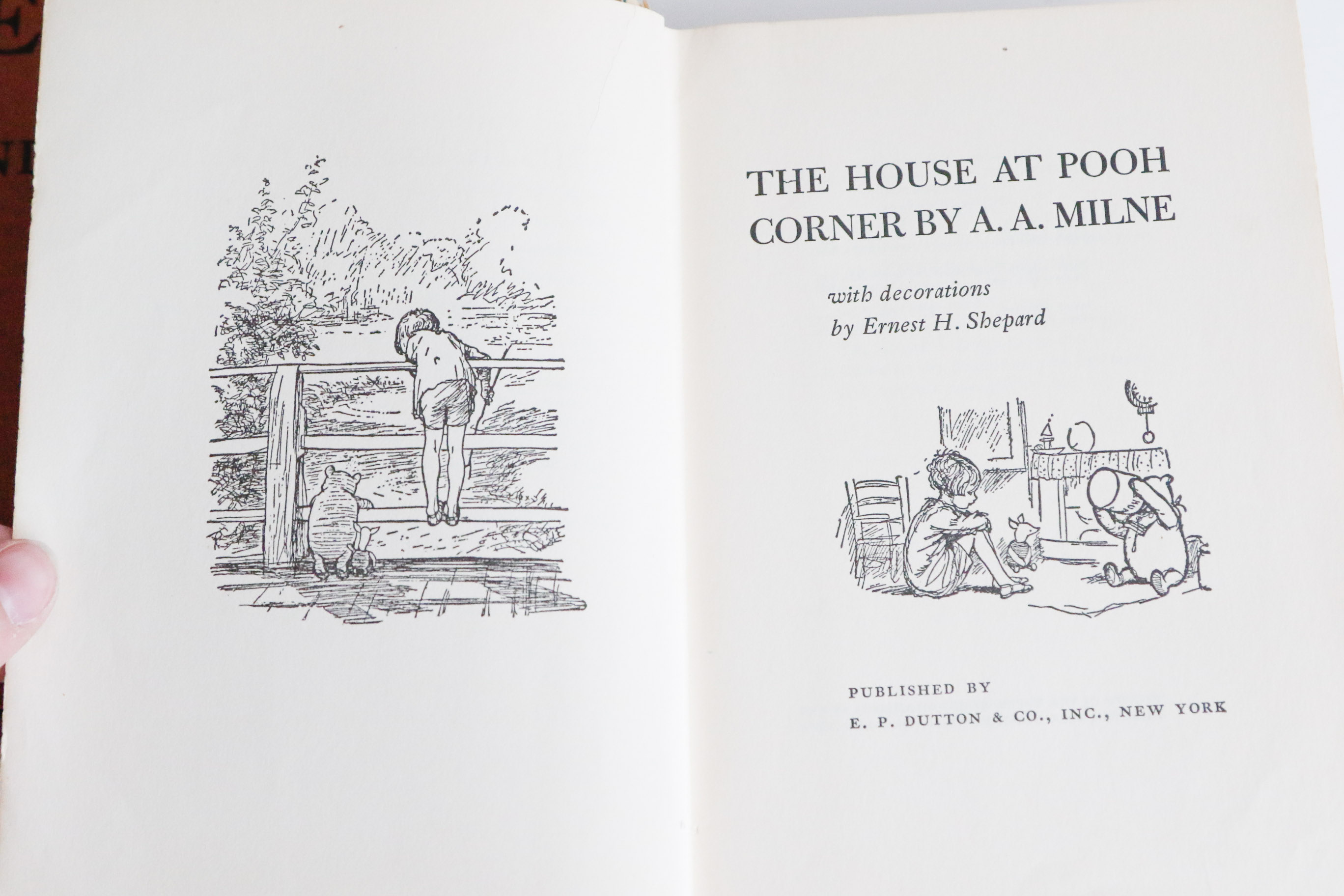 Vintage Alice In Wonderland & Winnie The Pooh Children's Hardback Storybooks