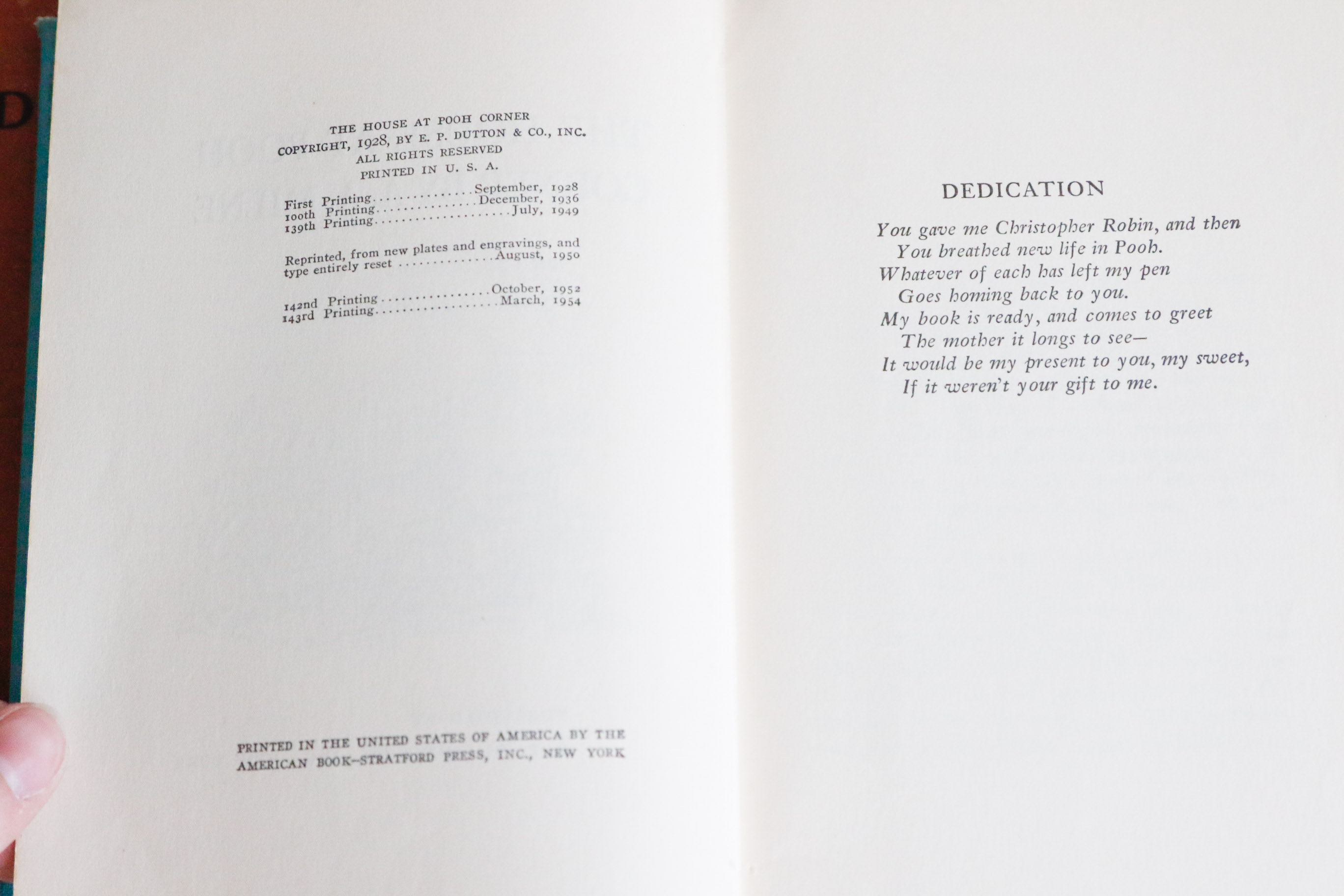 Vintage Alice In Wonderland & Winnie The Pooh Children's Hardback Storybooks