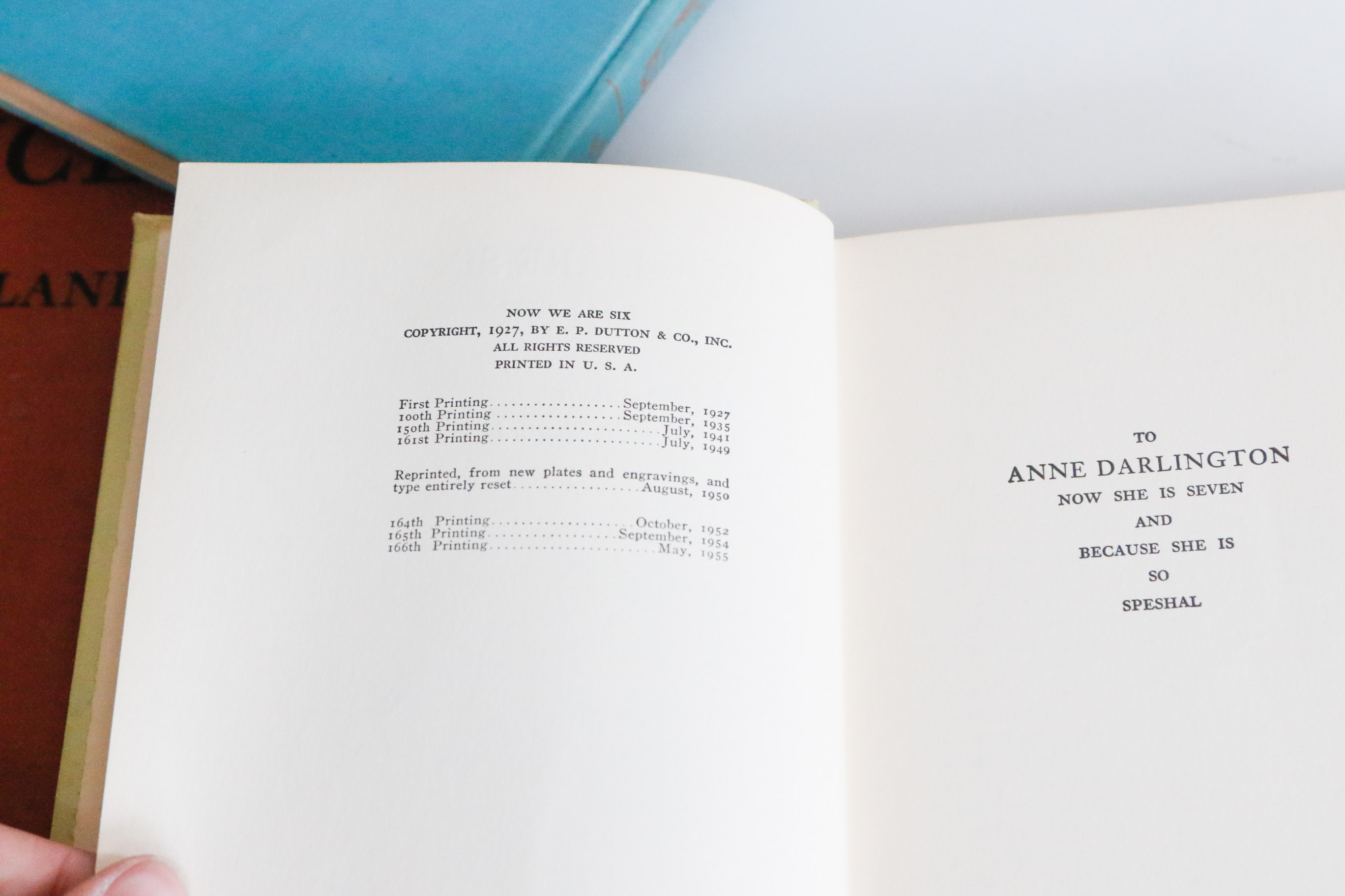 Vintage Alice In Wonderland & Winnie The Pooh Children's Hardback Storybooks