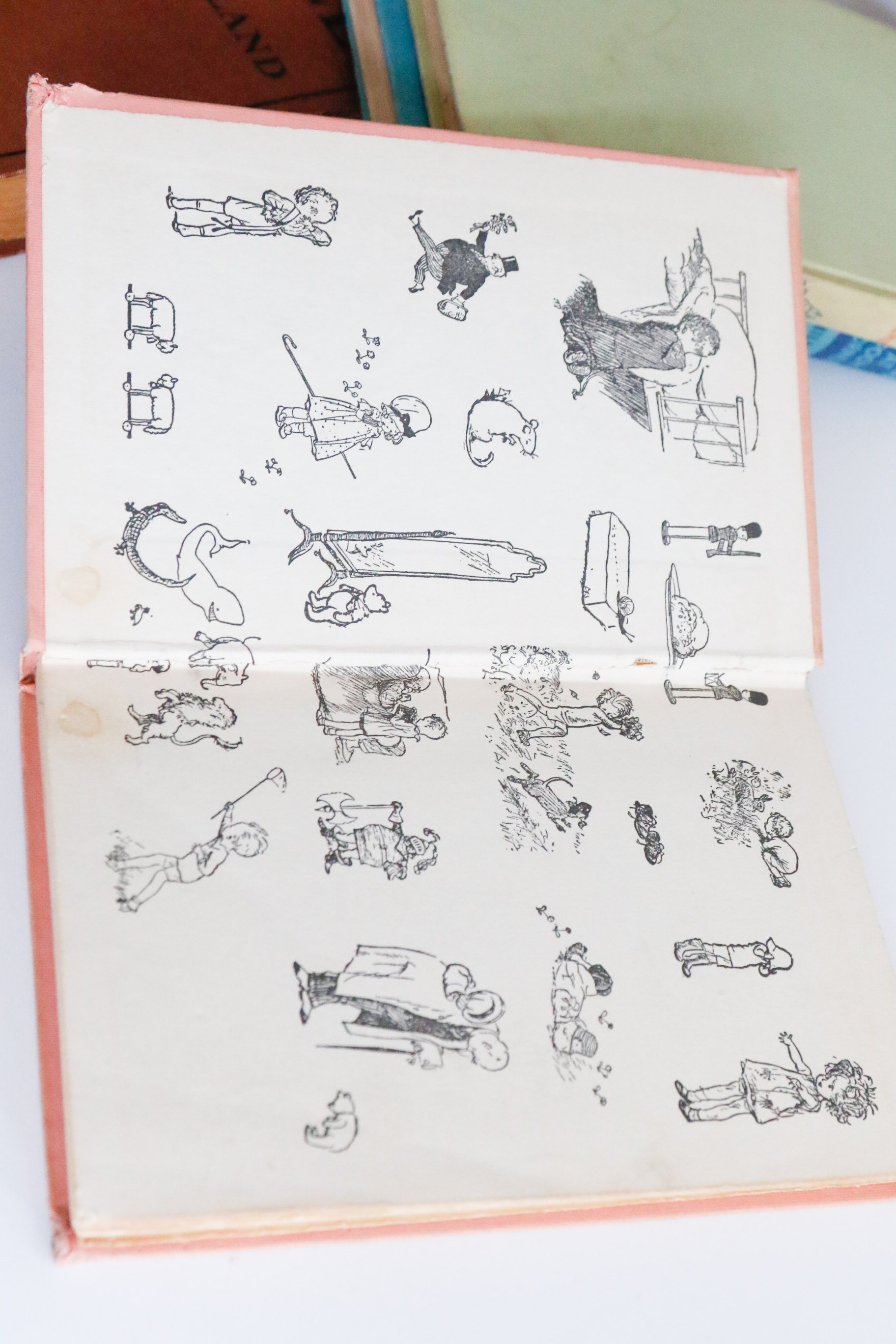 Vintage Alice In Wonderland & Winnie The Pooh Children's Hardback Storybooks