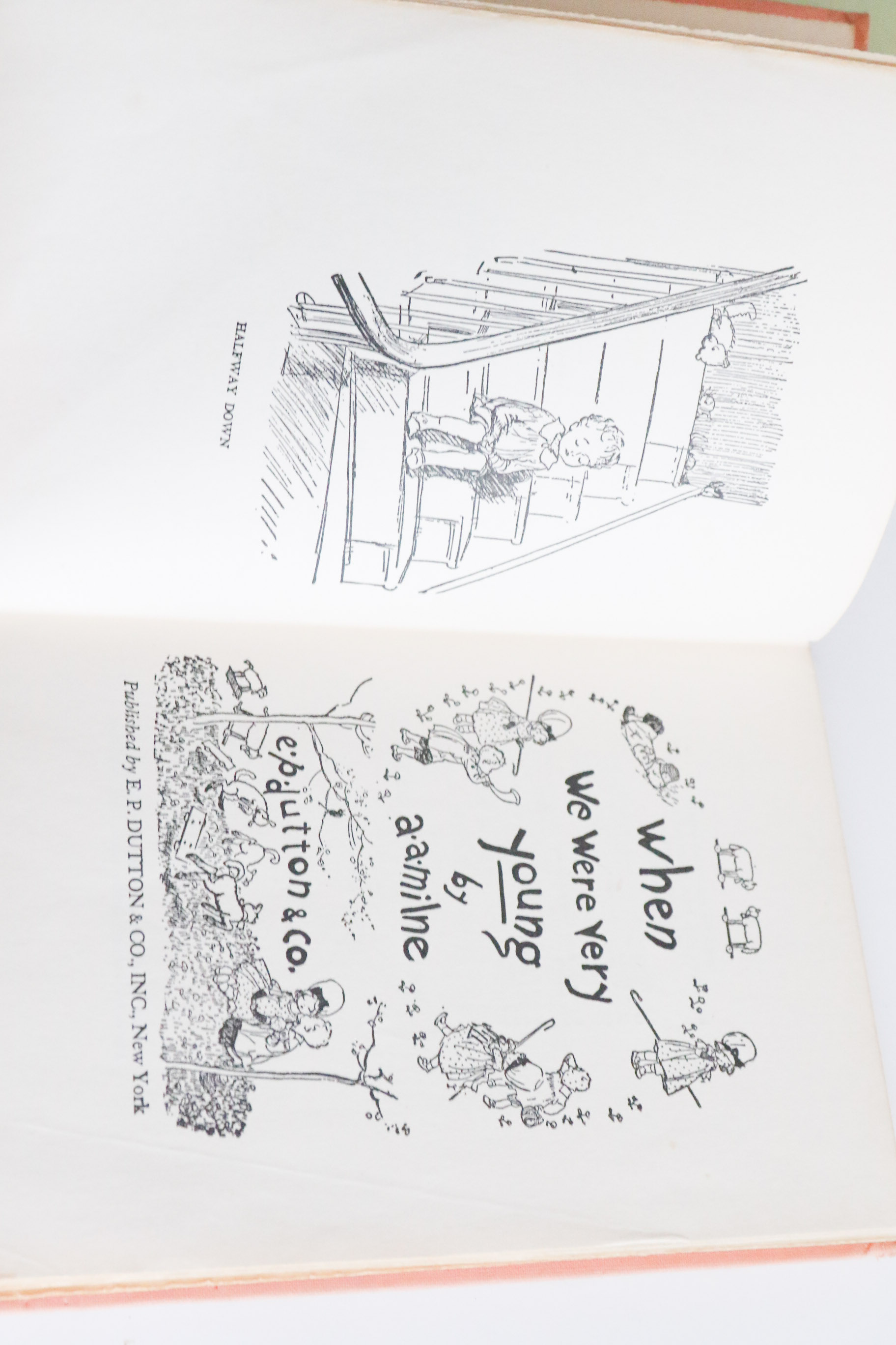 Vintage Alice In Wonderland & Winnie The Pooh Children's Hardback Storybooks