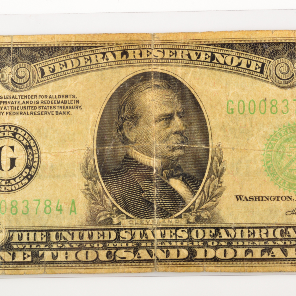 Series 1934 U.S. $1000 Federal Reserve Note