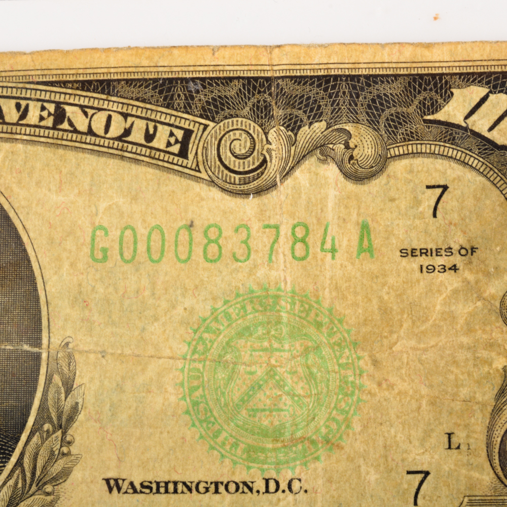 Series 1934 U.S. $1000 Federal Reserve Note