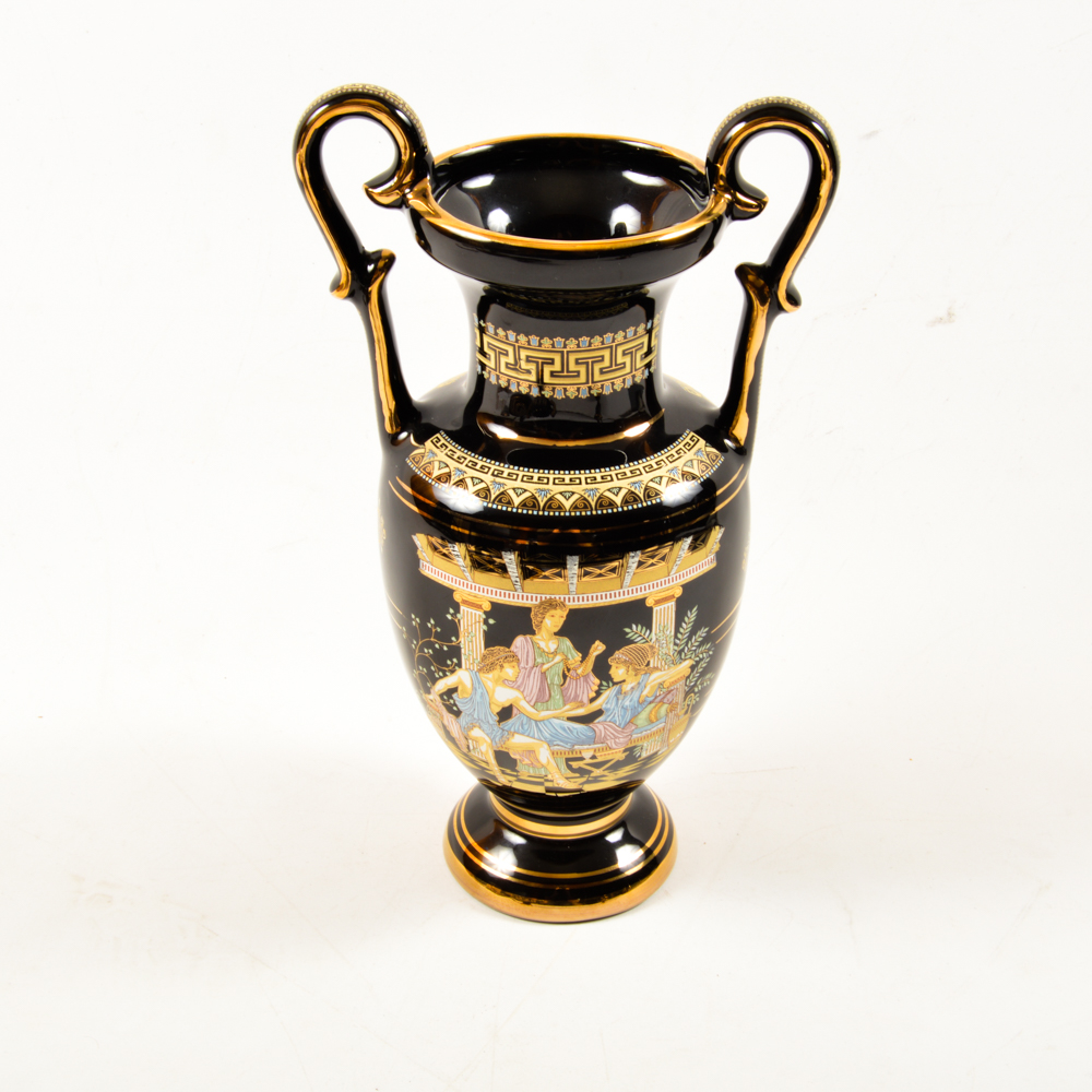 Handmade Greek Vessels in 24K Gold