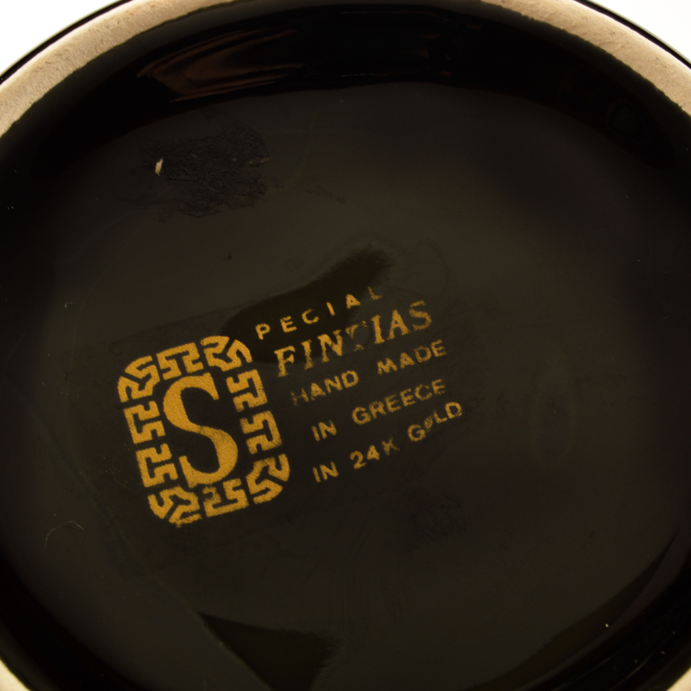 Handmade Greek Vessels in 24K Gold