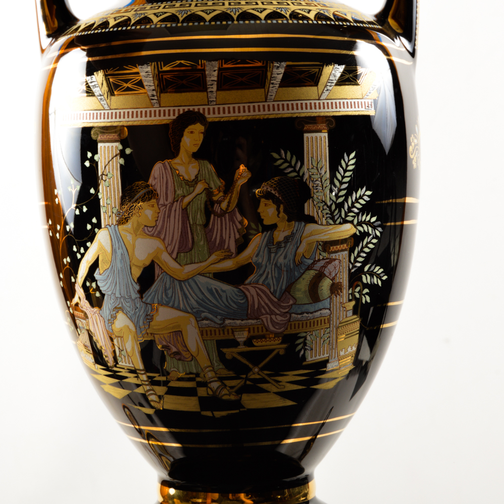 Handmade Greek Vessels in 24K Gold