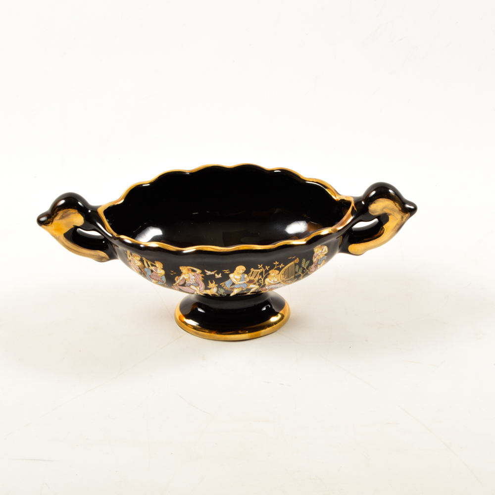 Handmade Greek Vessels in 24K Gold