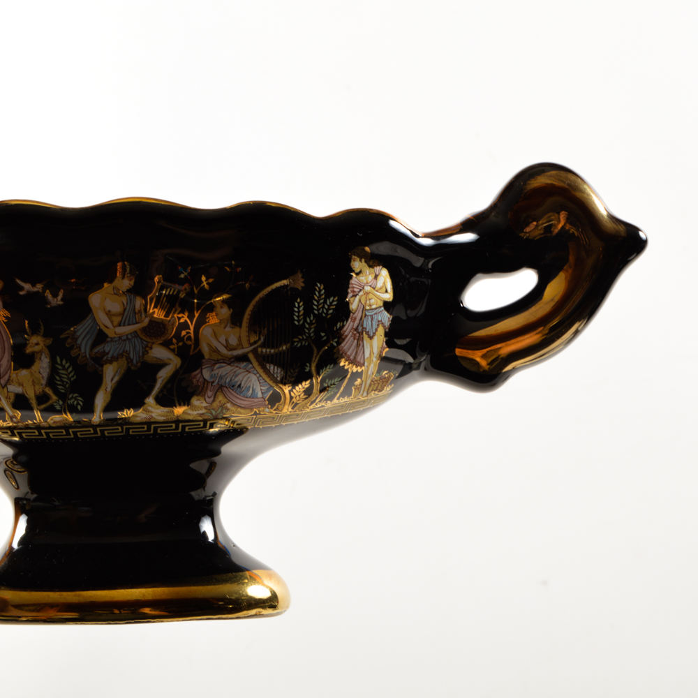 Handmade Greek Vessels in 24K Gold