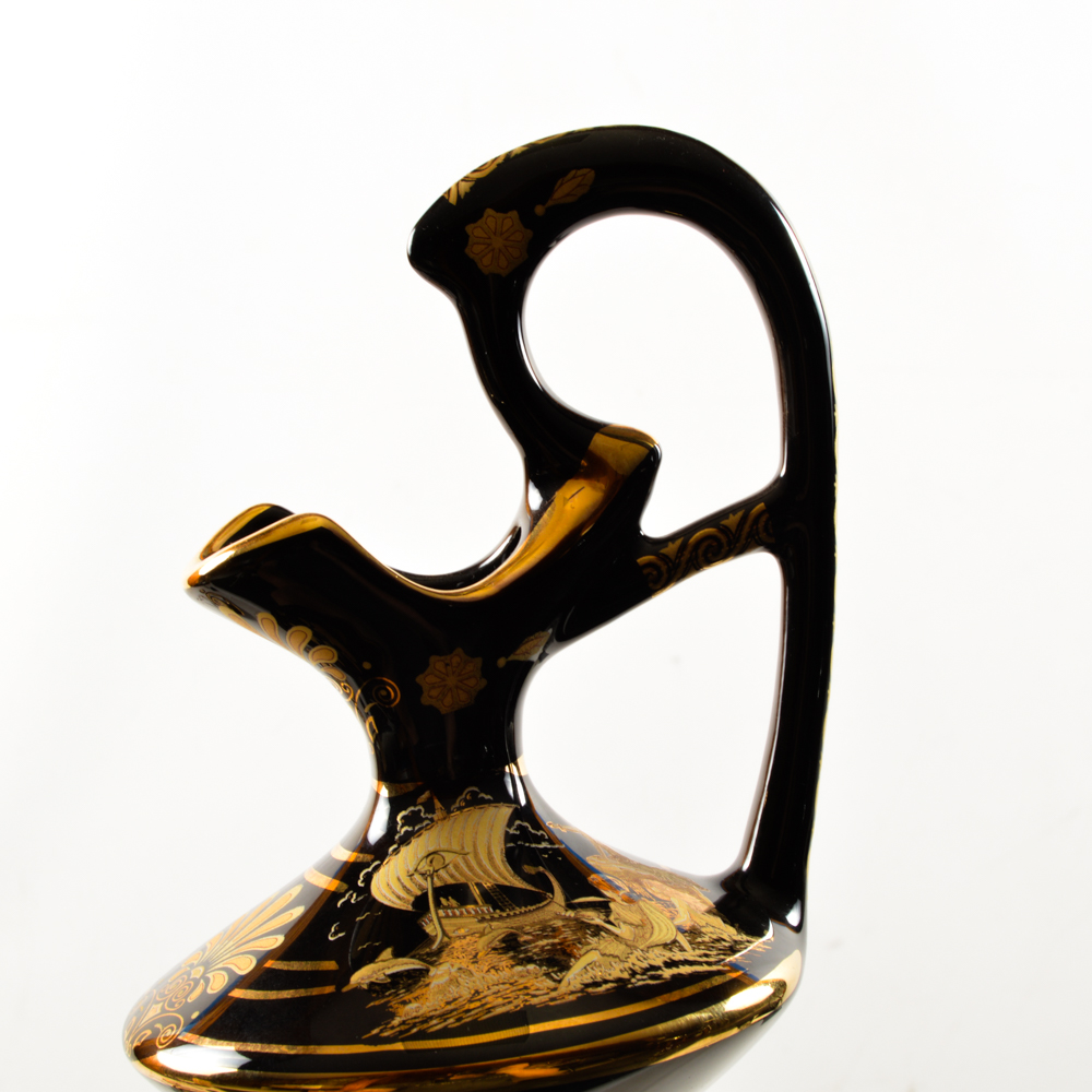 Handmade Greek Vessels in 24K Gold