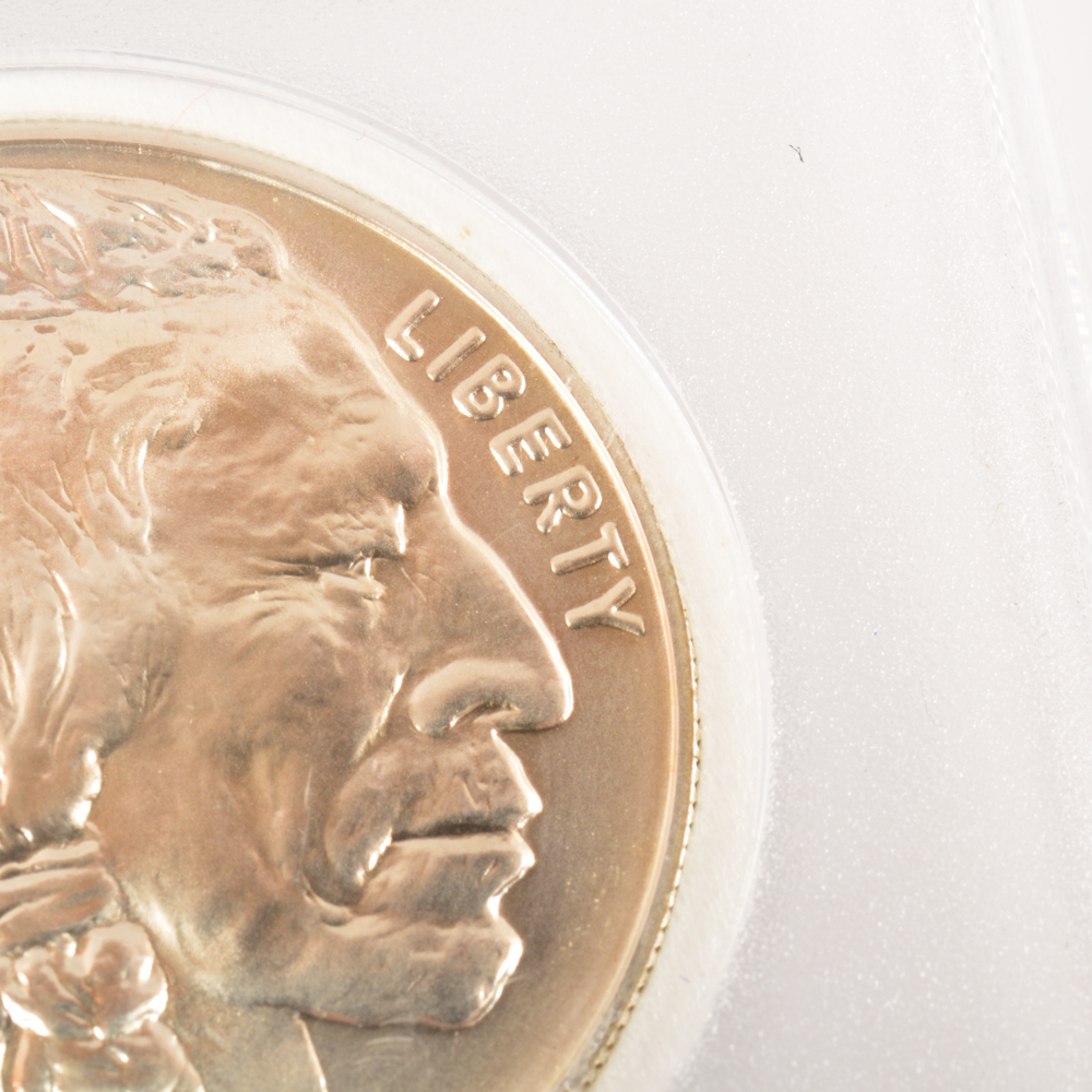 2001-D Silver Buffalo Dollar MS 70