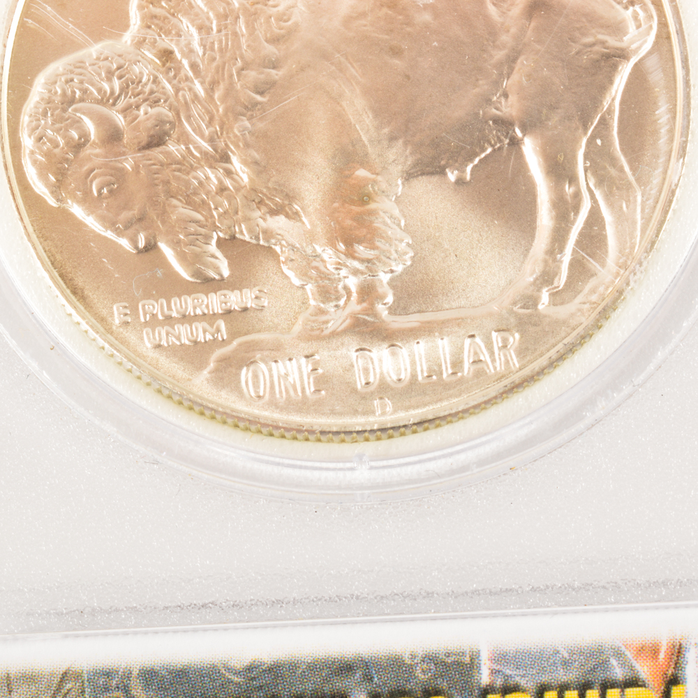 2001-D Silver Buffalo Dollar MS 70